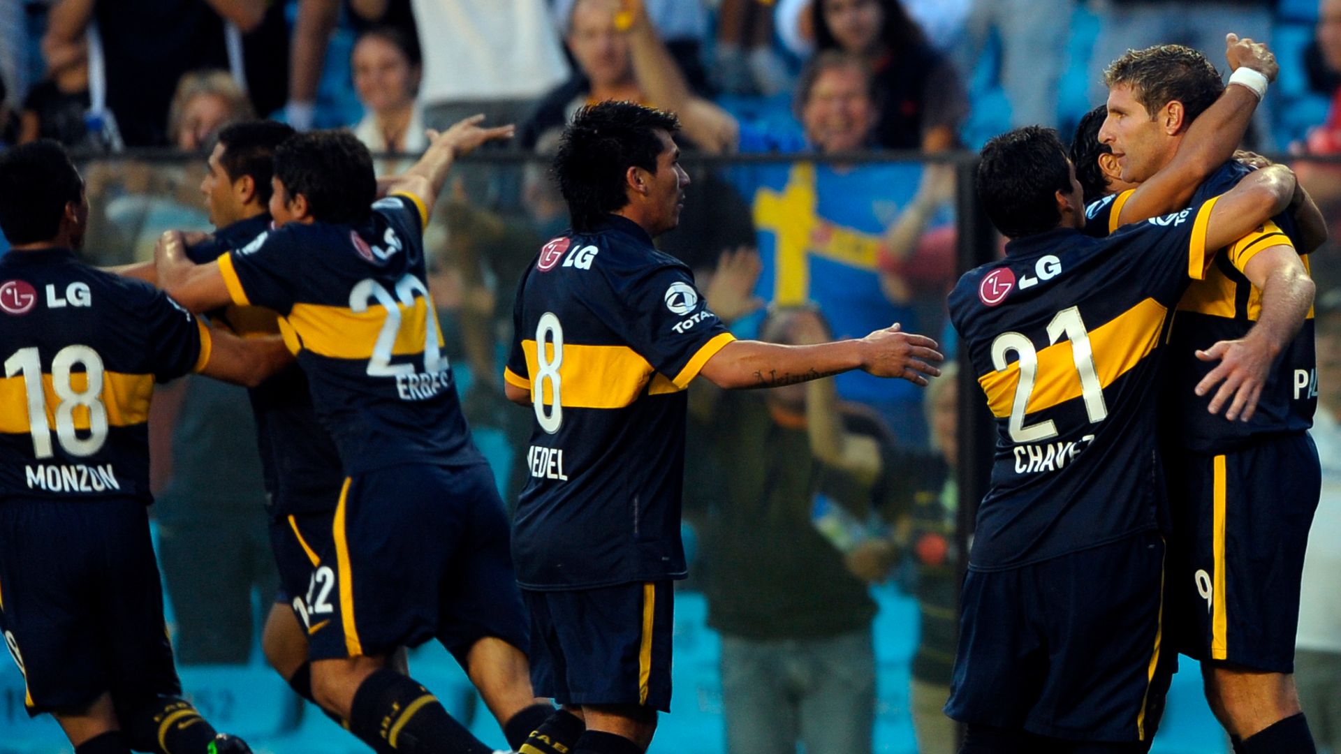 martin palermo juan roman riquelme boca arsenal 2010