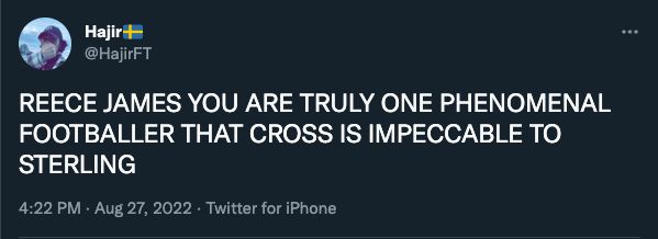 Chelsea Tweet vs Leicester (2)