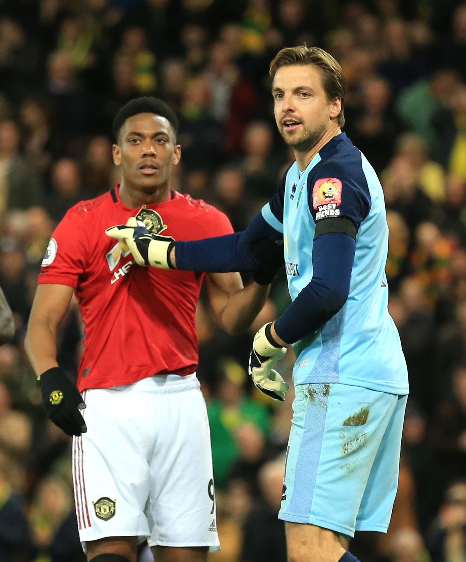 Tim Krul Anthony Martial