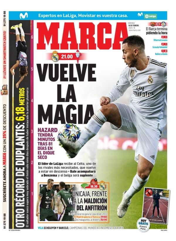 16 Feb 2020 Marca