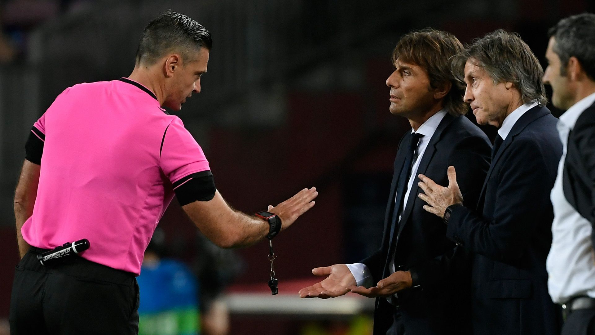 Antonio Conte Skomina Barcelona Inter