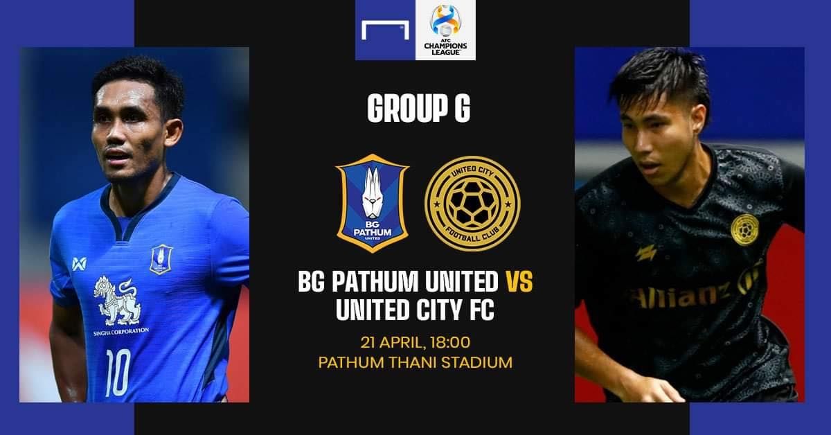 Preview ACL GROUP G : บีจี ปทุม ยูไนเต็ด - ยูไนเต็ด ซิตี้ (นัดที่ 3)