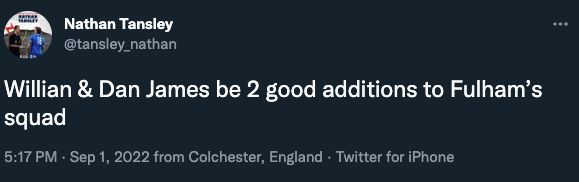 Twitter - willian 2