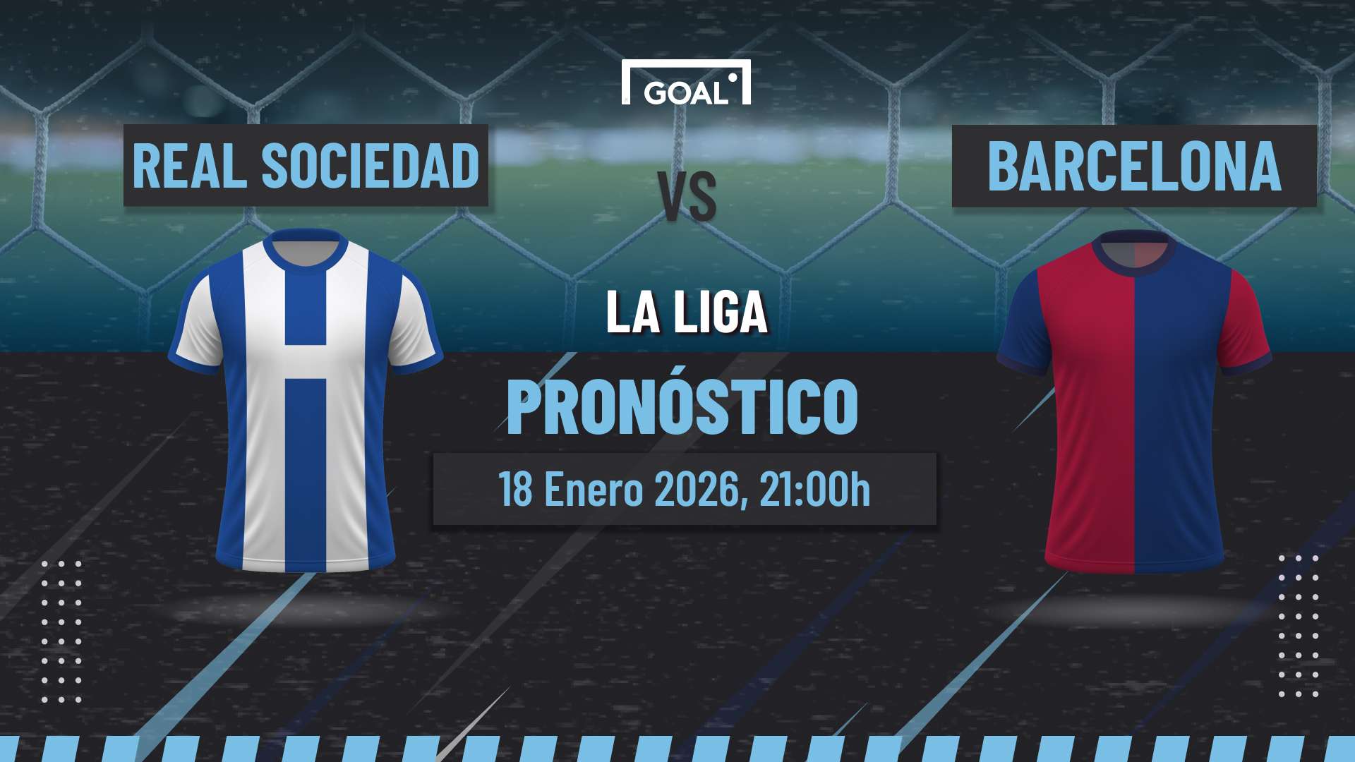 Real Sociedad vs Barcelona Pronóstico y Apuestas LaLiga | 18/01/26