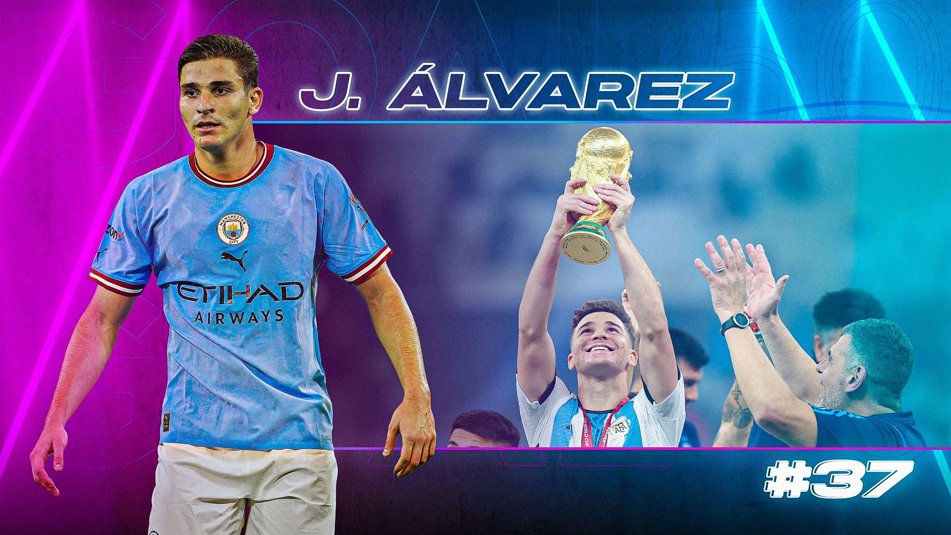 GOAL50 2022 Julián Álvarez GFX Ranking