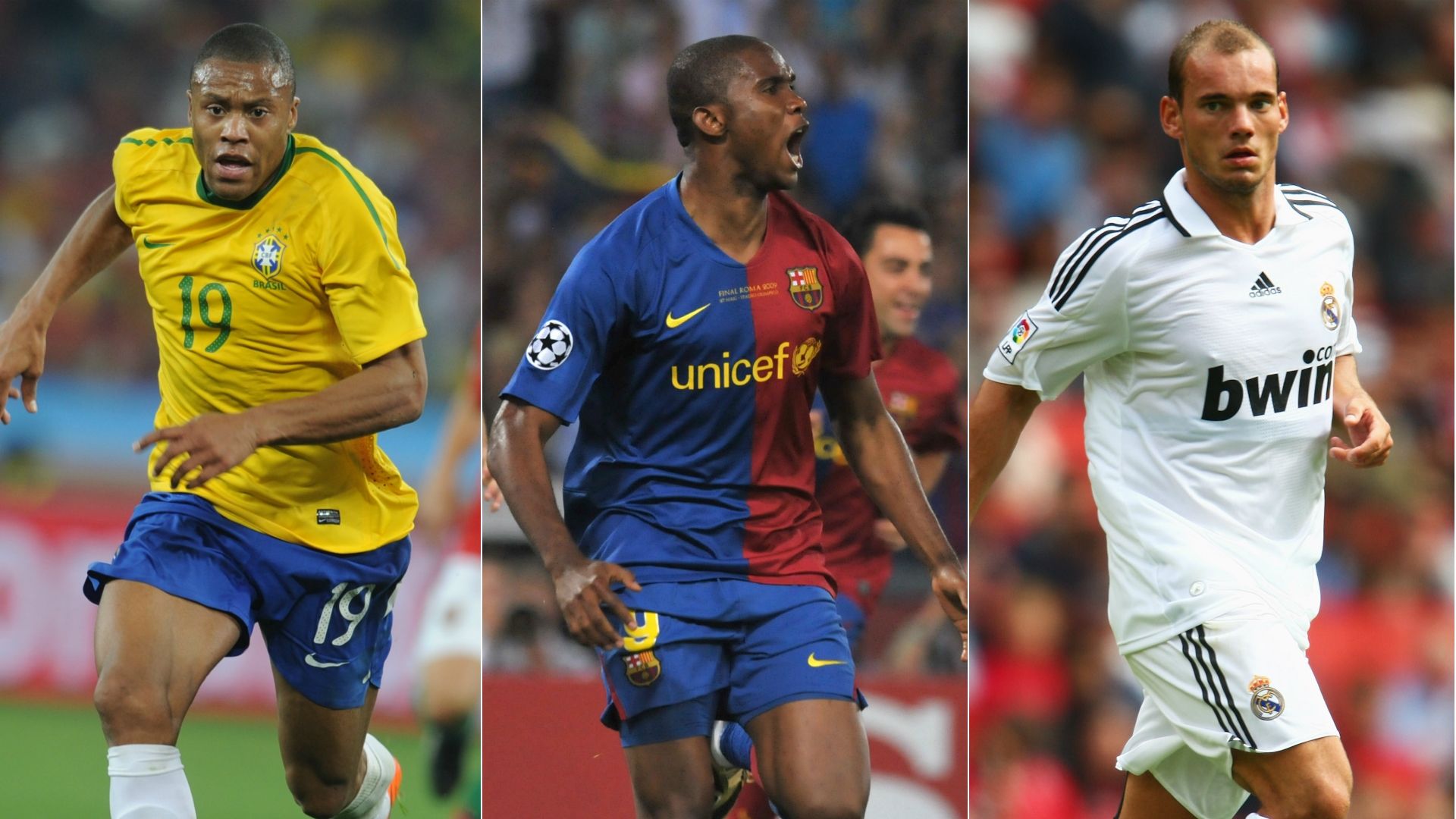 Julio Baptista - Samuel Eto'o - Wesley Sneijder