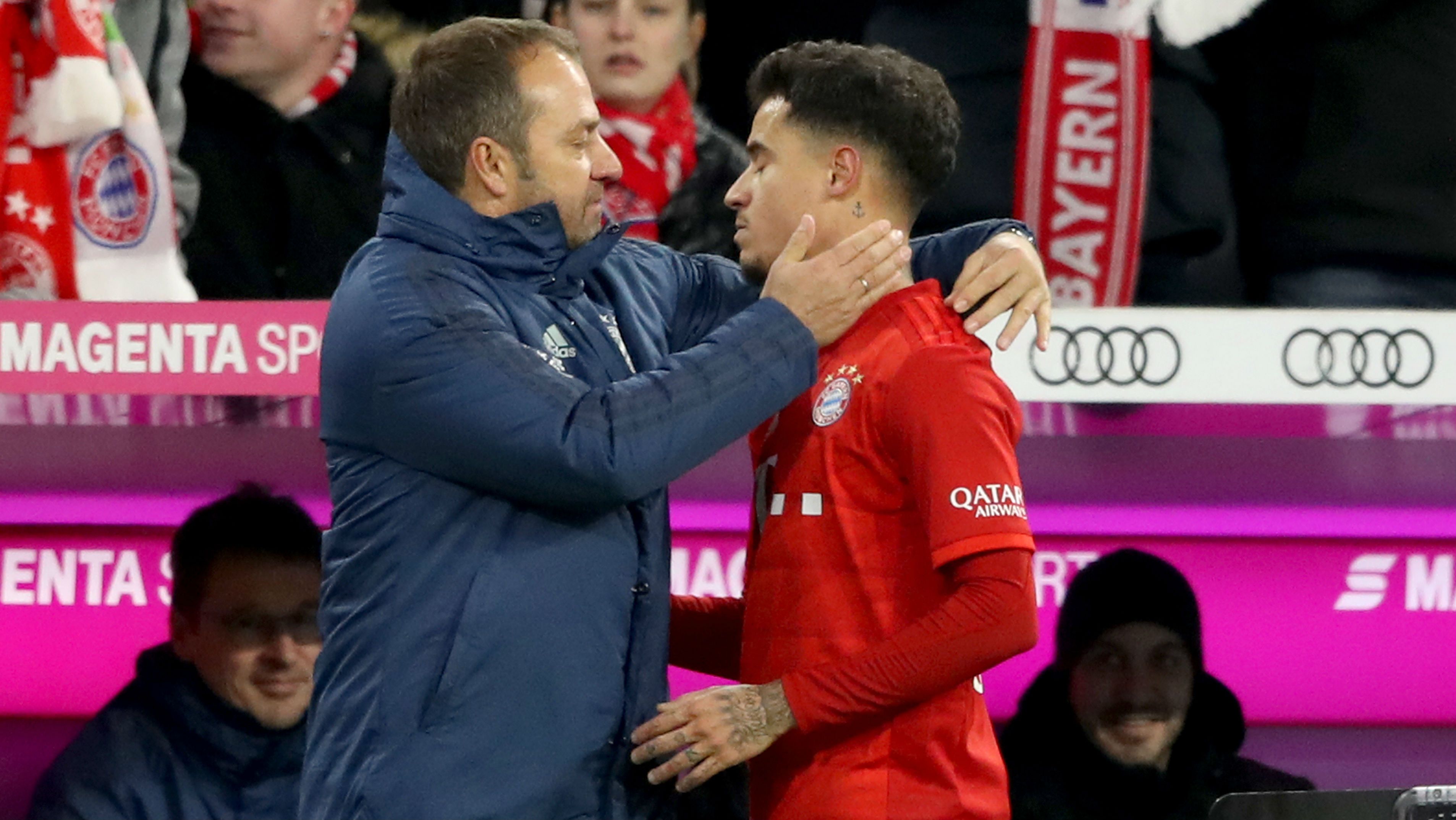 Hansi Flick Philippe Coutinho FC Bayern