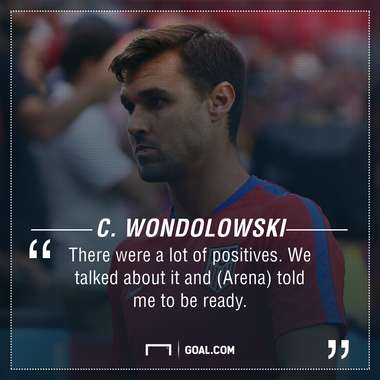 Chris Wondolowski playing surface