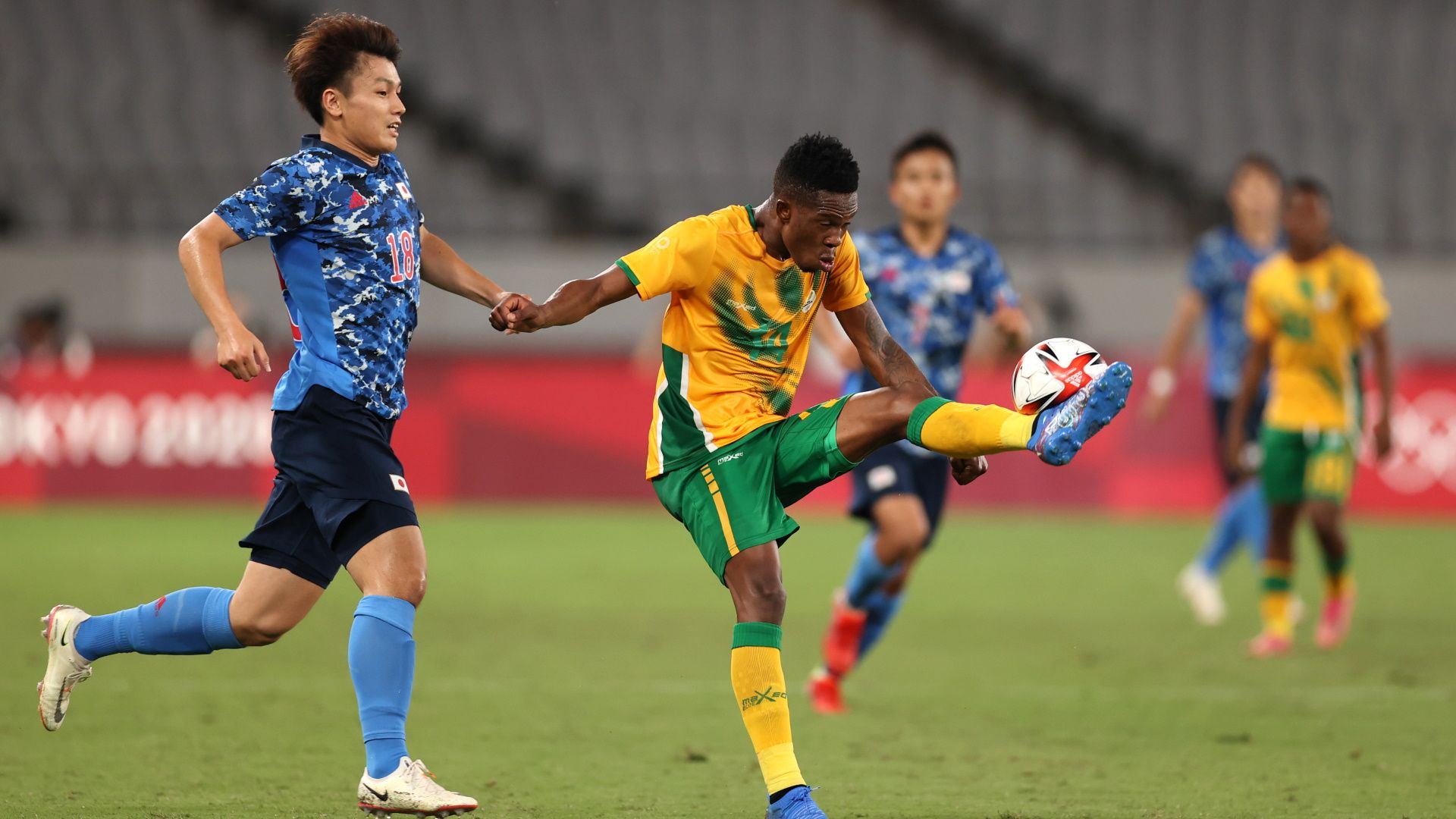 Sbusiso Mabiliso of South Africa vs Japan, Olympics