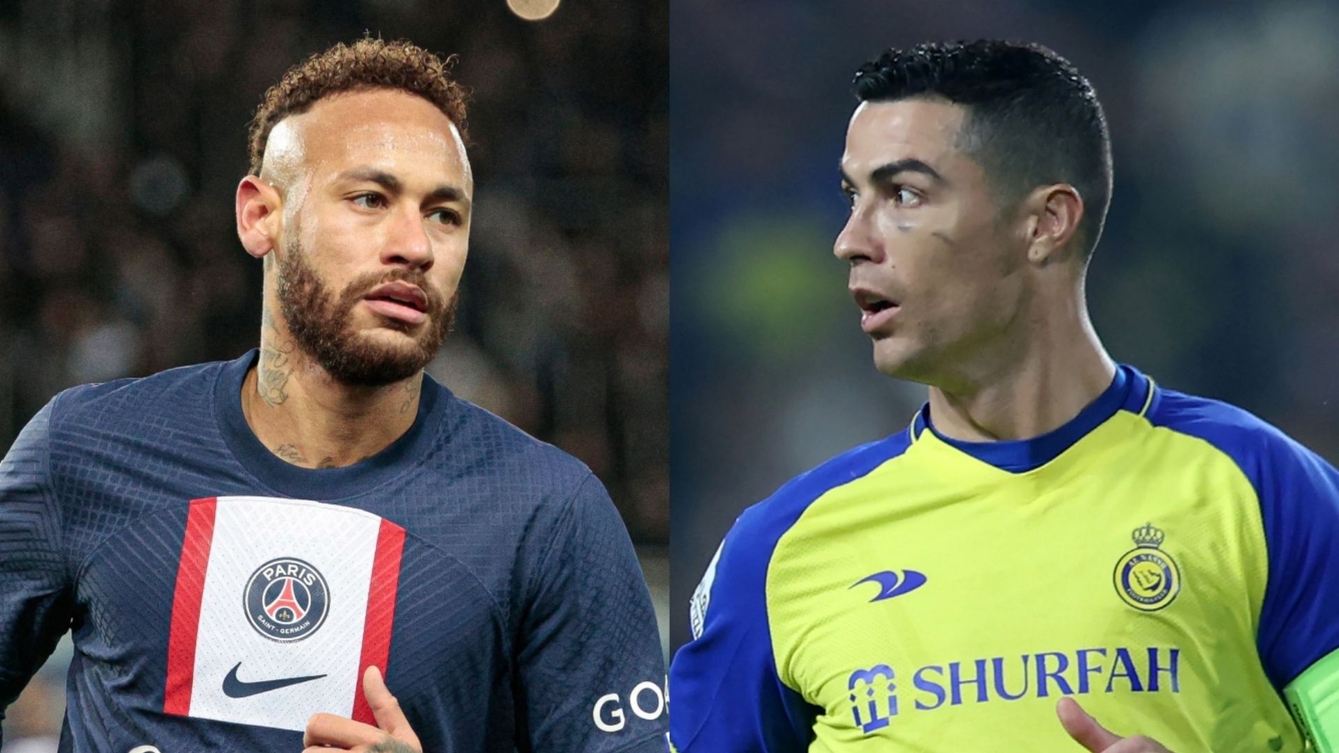 Neymar PSG Cristiano Ronaldo Al Nassr