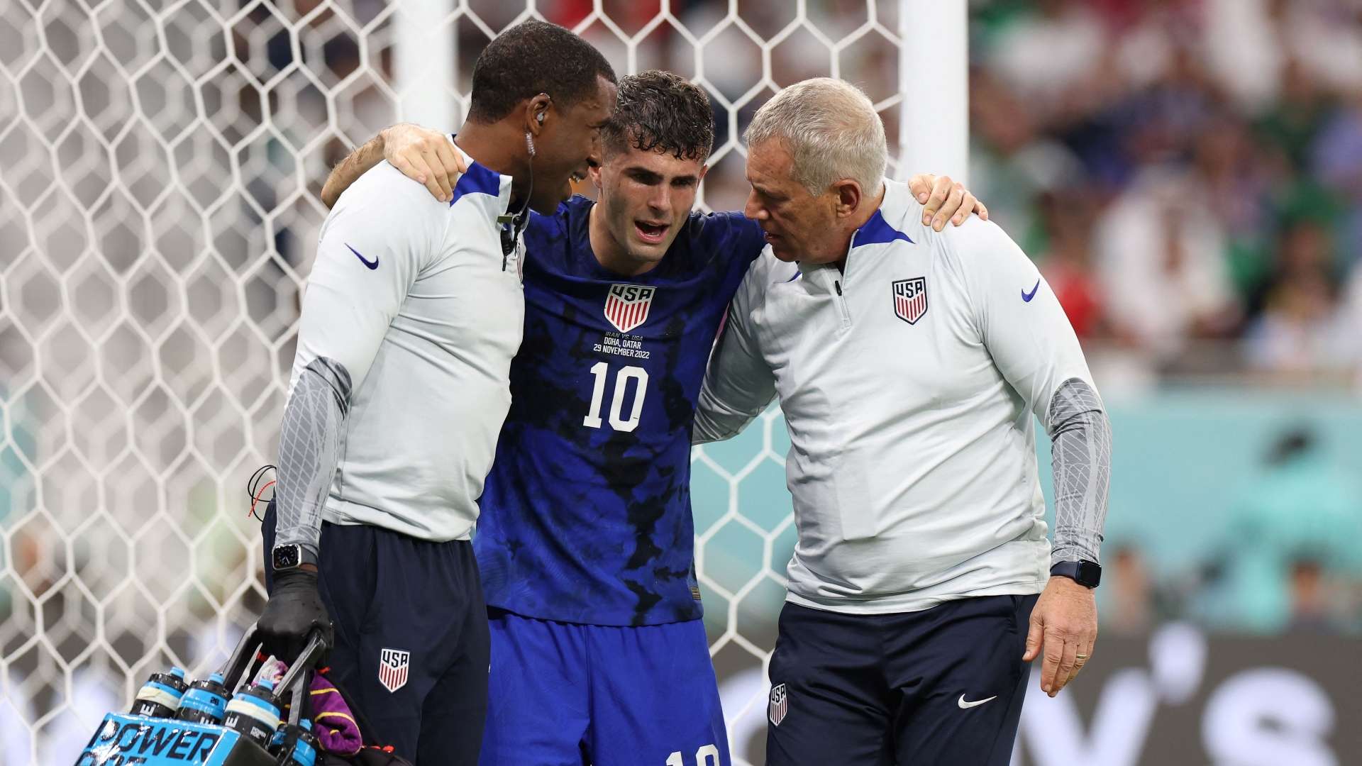 Christian Pulisic injury USMNT Iran 2022 World Cup