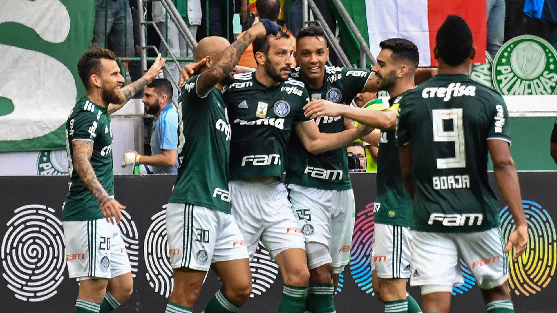 Edu Dracena gol Palmeiras Vitória Brasileirão Série A 02122018