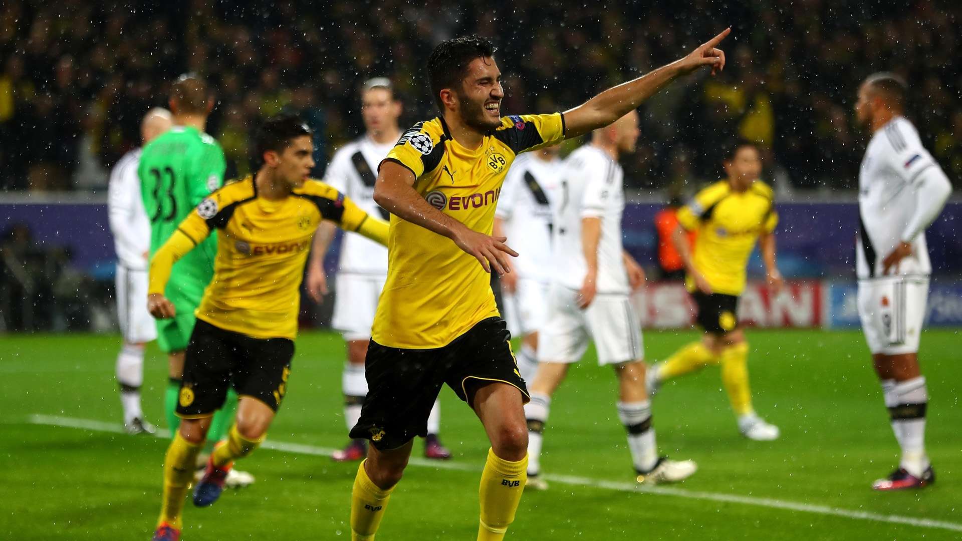 nuri sahin borussia dortmund champions league 112216