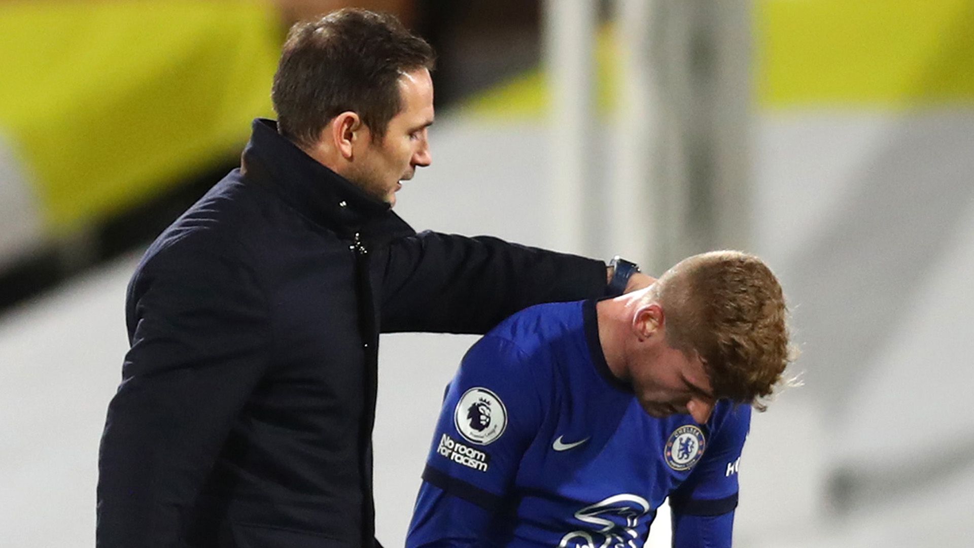 Frank Lampard Timo Werner Chelsea 2020-21