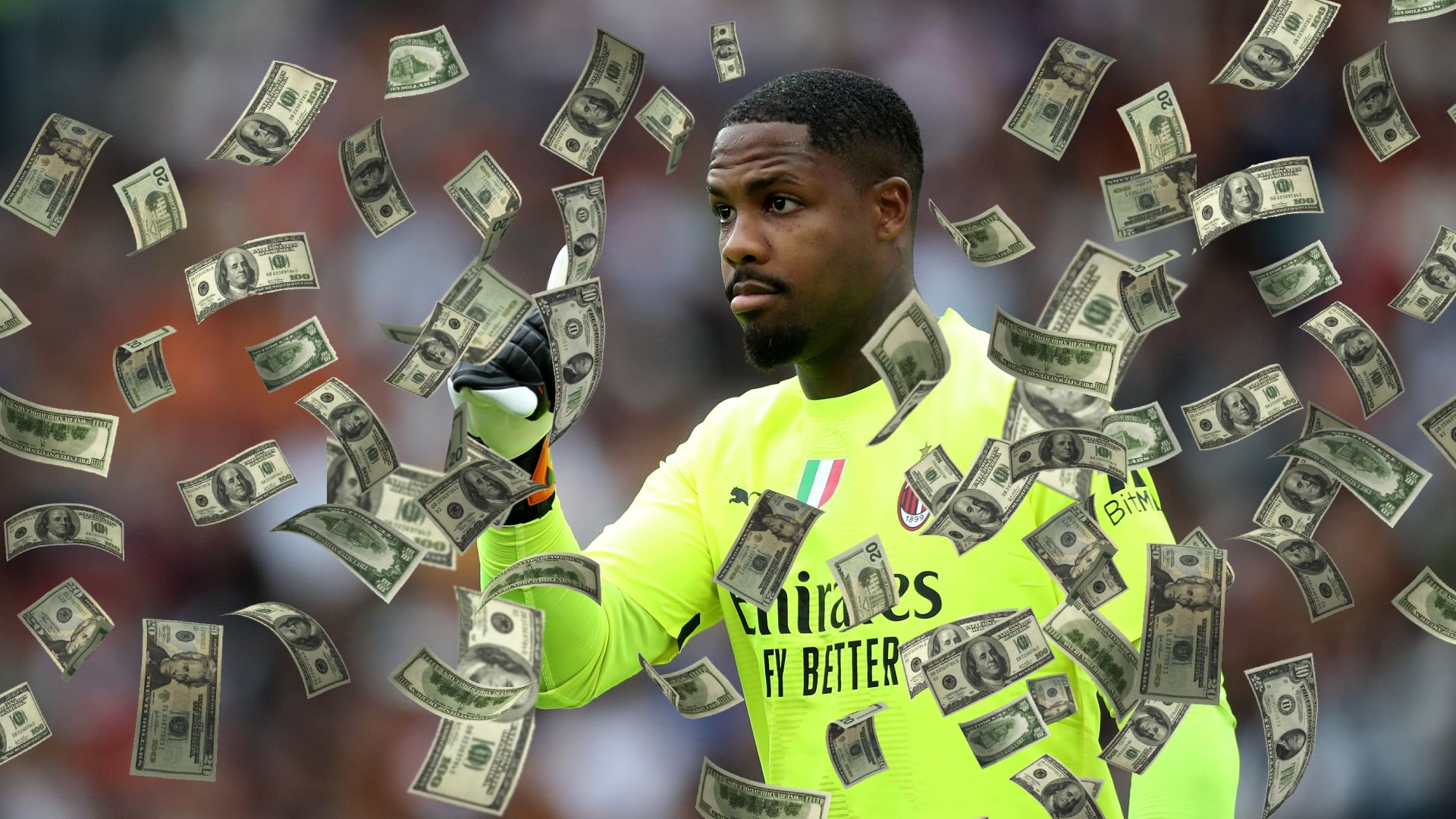 Mike Maignan AC Milan Argent Billets