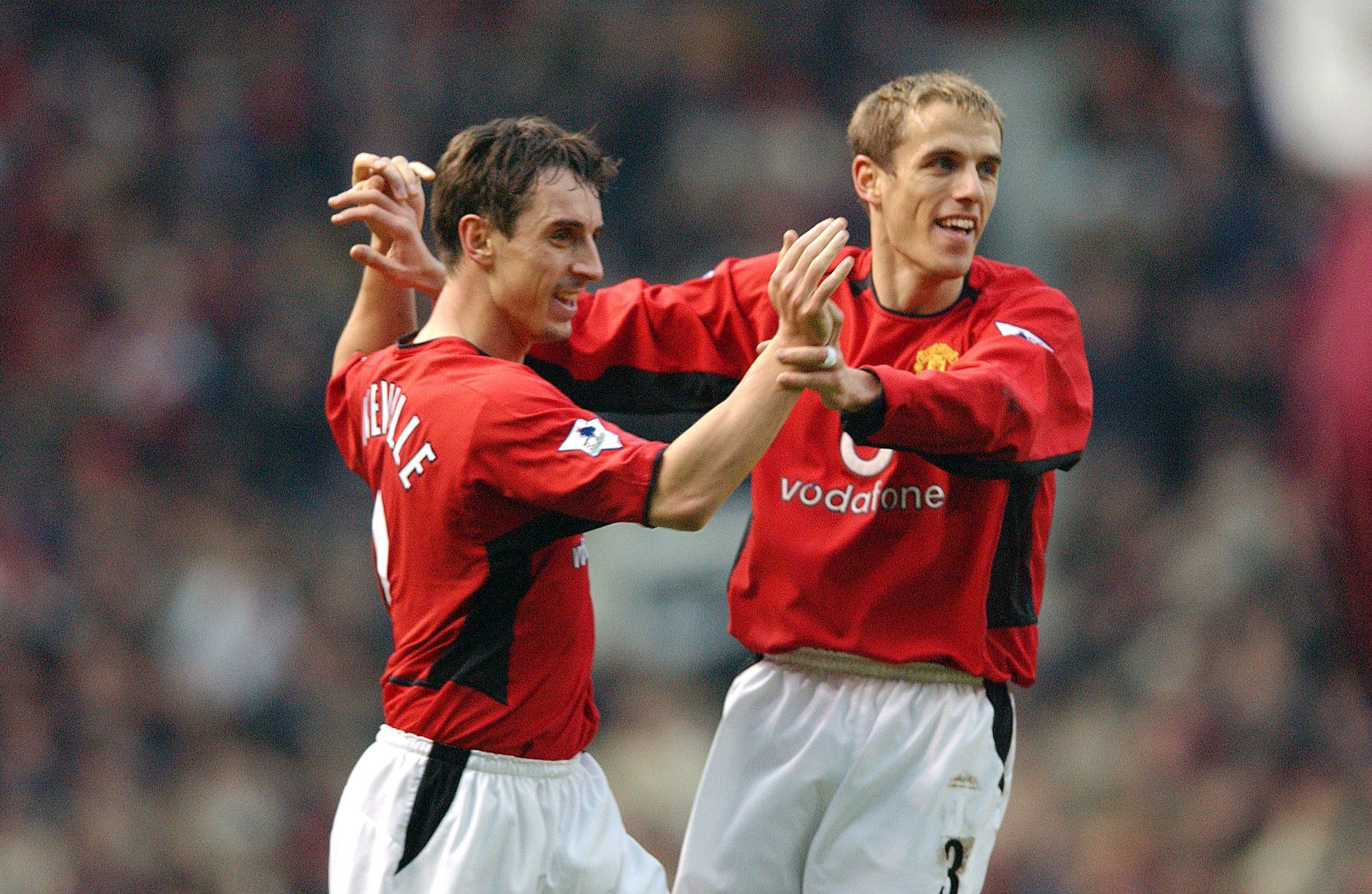 Garry Neville Phil Neville Manchester United