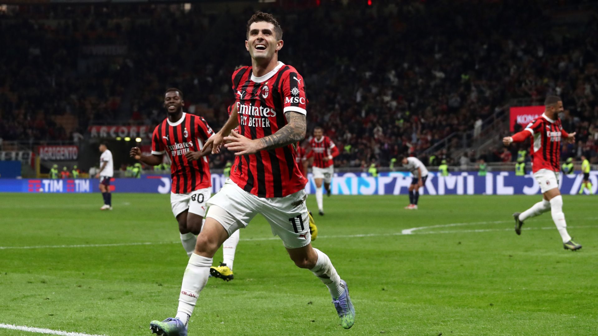 Christian Pulisic Milan 2024-25