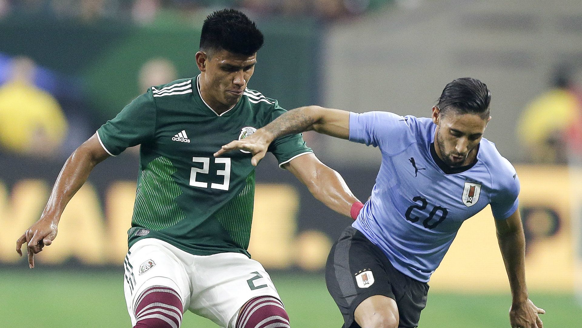 Selección mexicana Uruguay Jesús Gallardo Jonathan Urretaviscaya