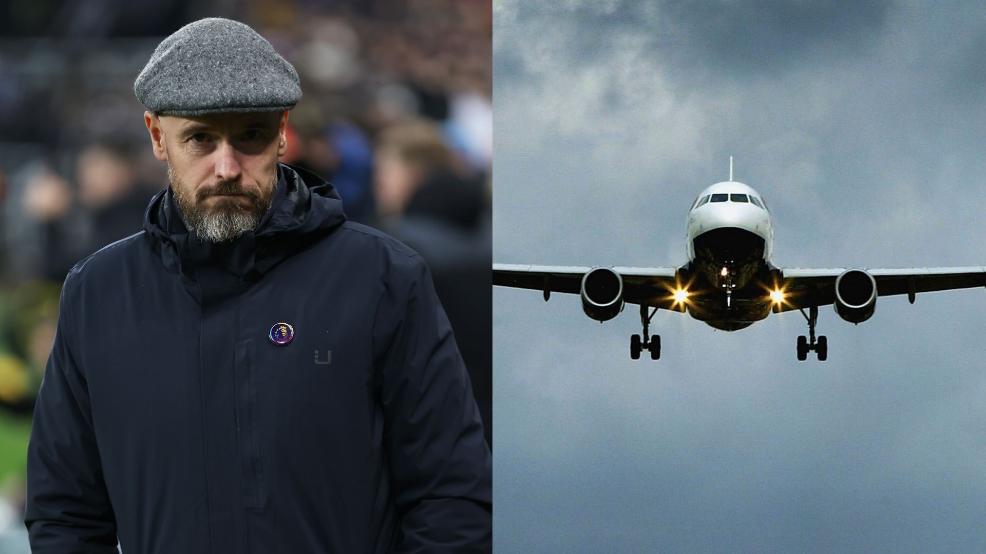 Erik ten Hag plane split