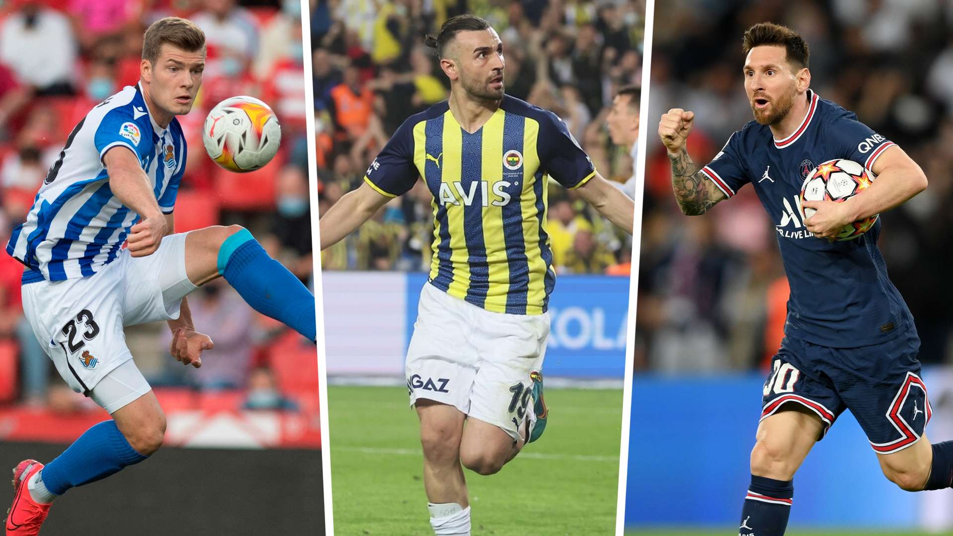 Alexander Sörloth, Serdar Dursun, Lionel Messi GFX