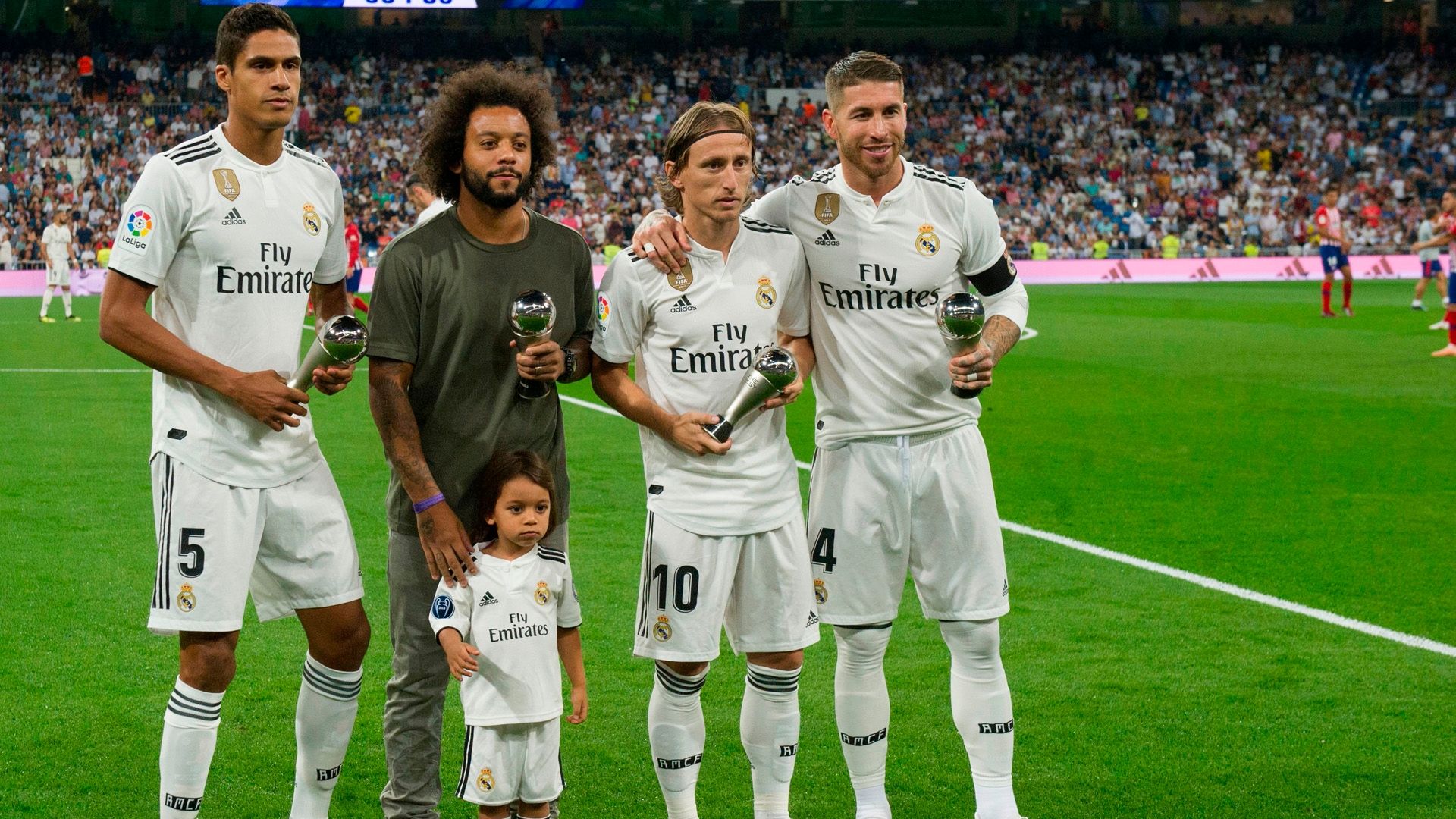 Real Madrid Modric Varane Marcelo Ramos 2018