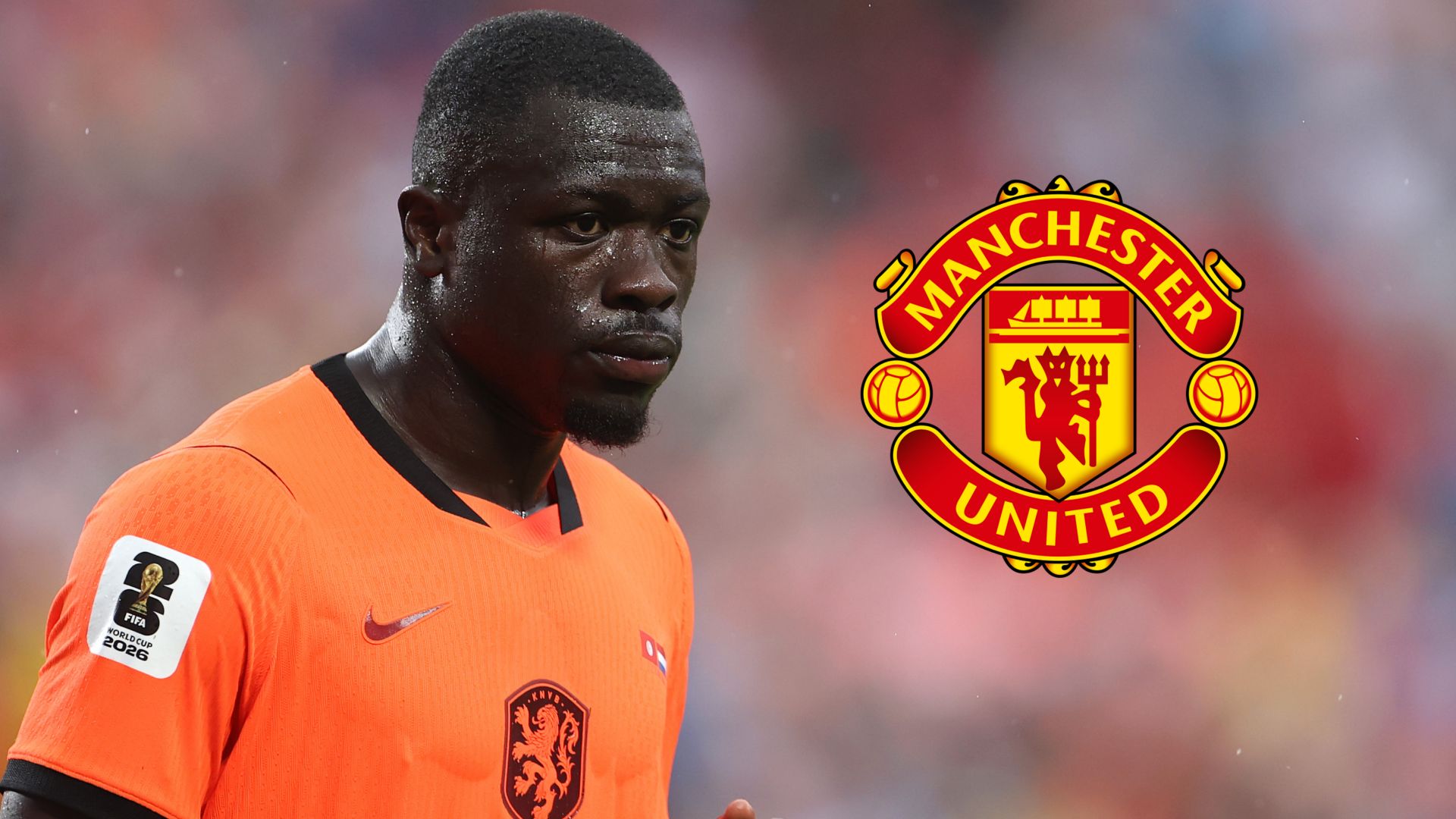 Brian Brobbey Manchester United crest 2026