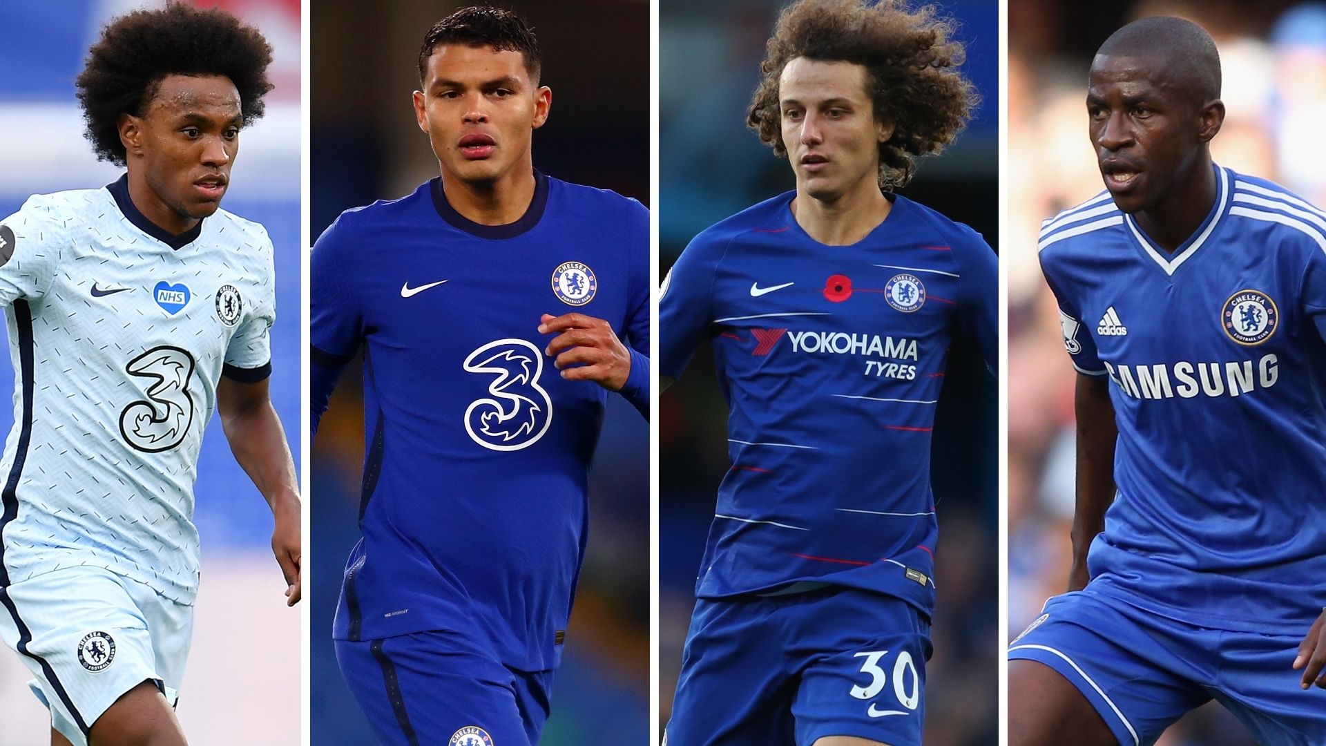 Willian Thiago Silva David Luiz Ramires