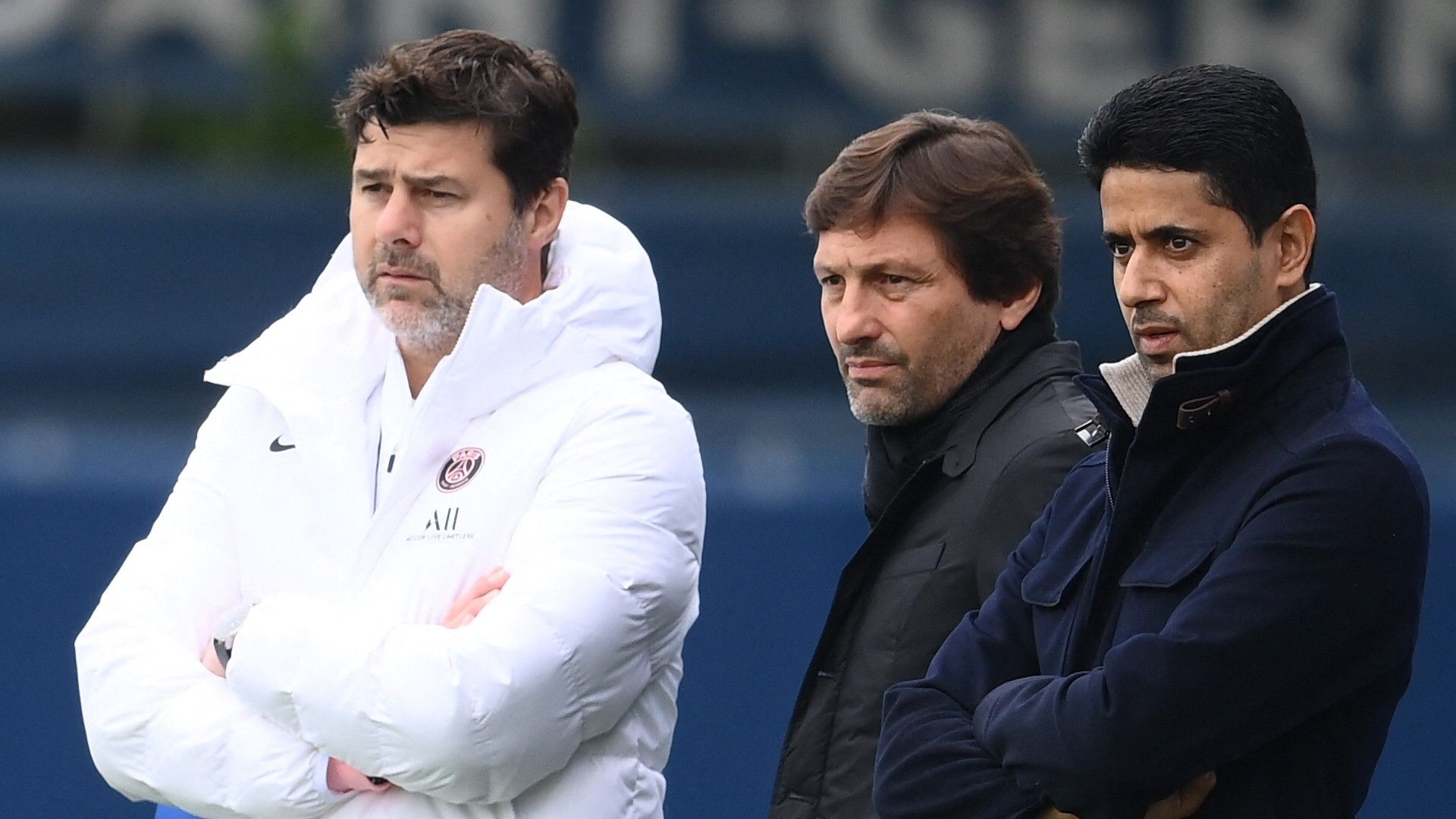 Mauricio Pochettino Leonardo Nasser Al-Khelaifi PSG Paris