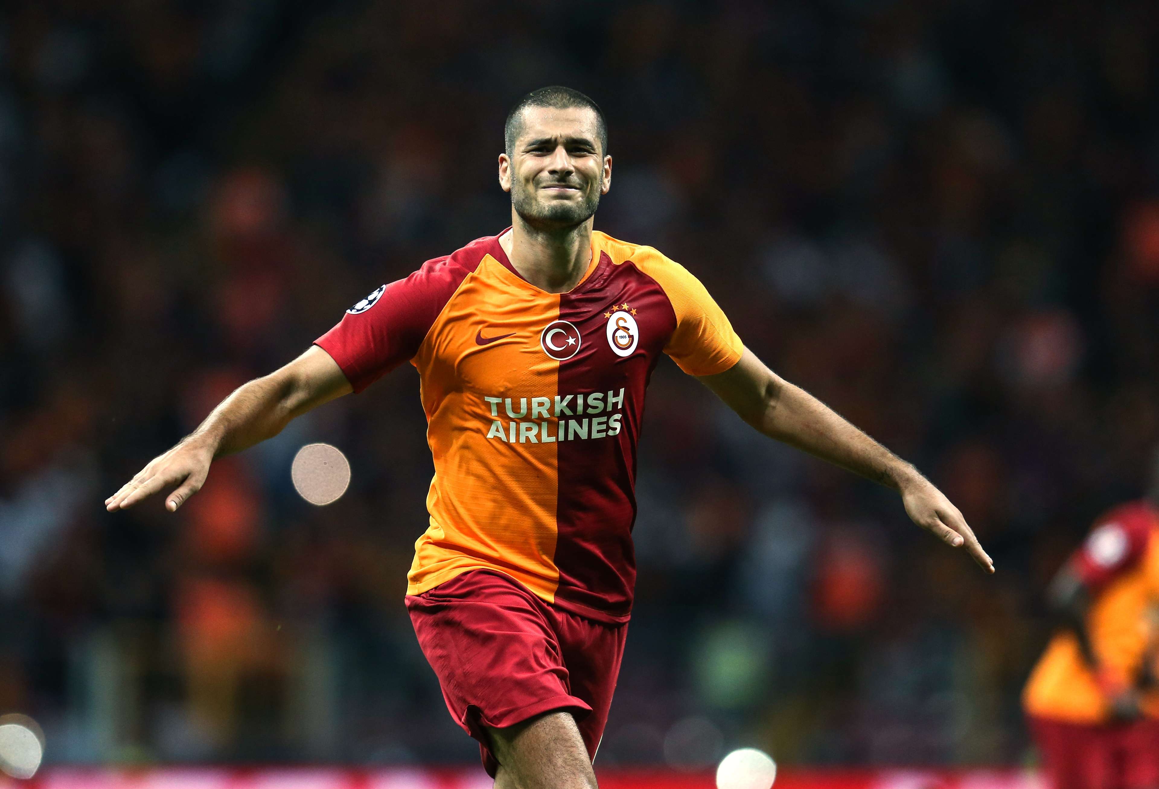 Eren Derdiyok Galatasaray Lokomotiv Moscow UEFA Champions League 09/18/18