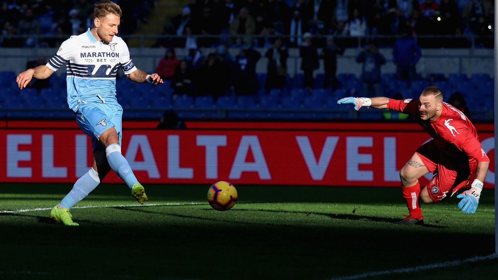 Ciro Immobile Lazio Novara Coppa Italia