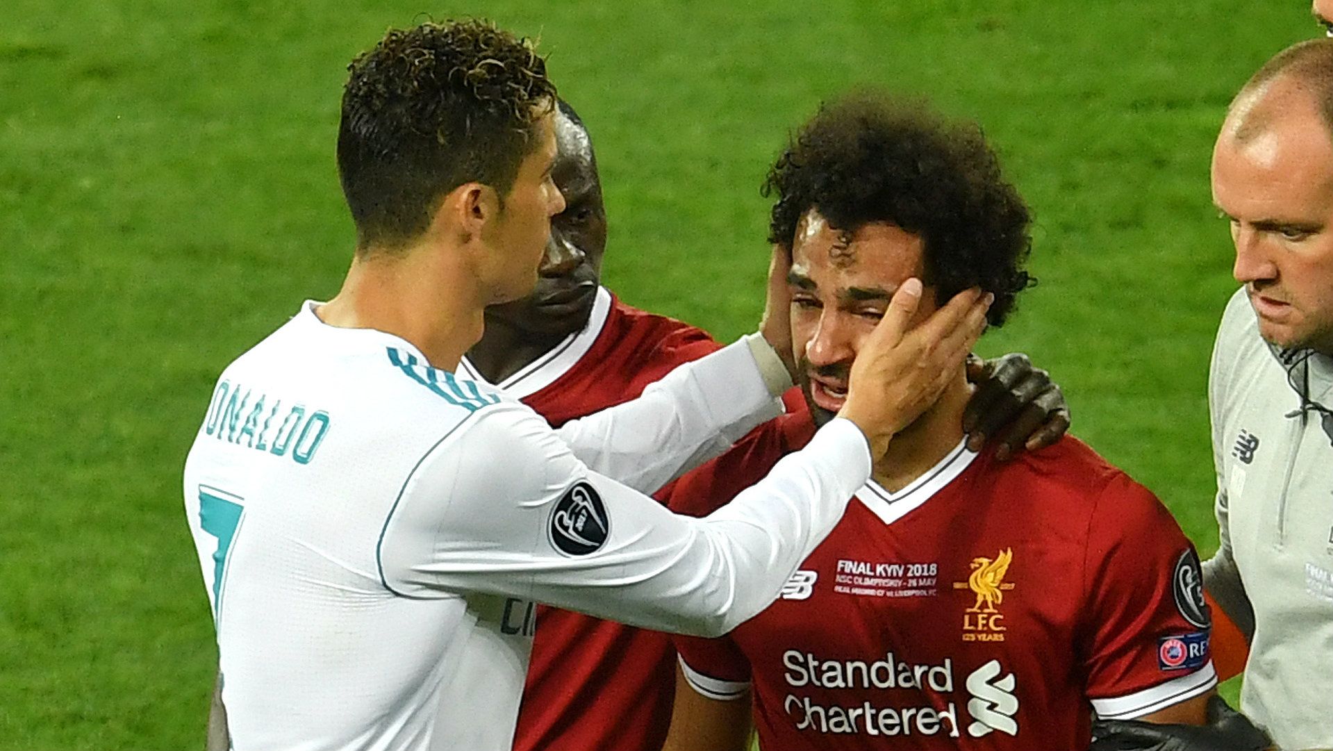 Cristiano Ronaldo Mohamed Salah Champions League final 2017-18