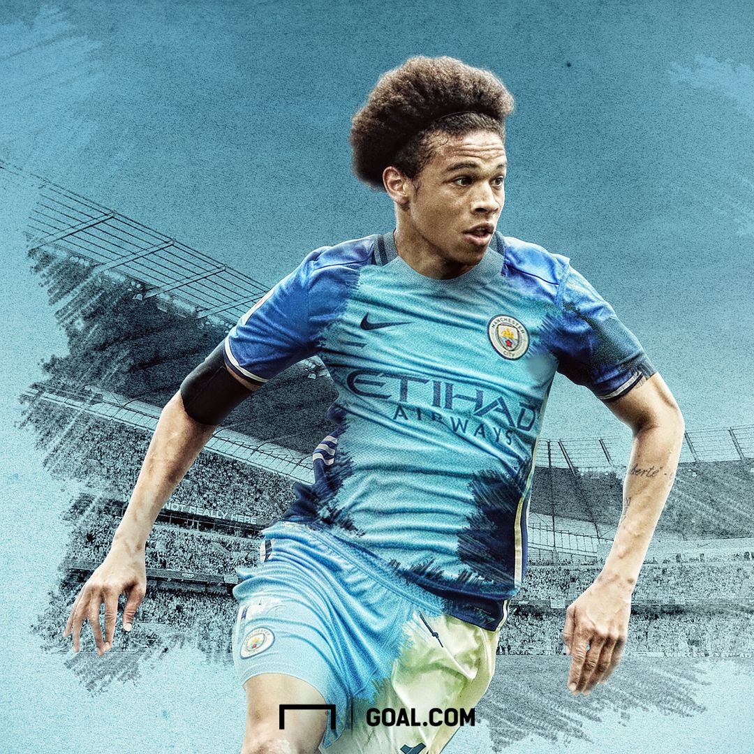 Montage Leroy Sané Manchester City goal