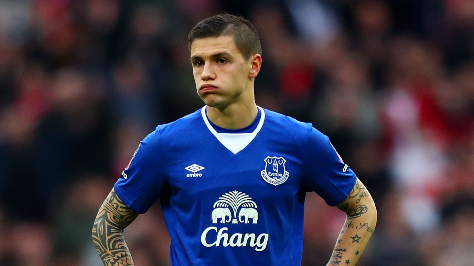 Muhamed Besic FA Cup Everton v Man Utd