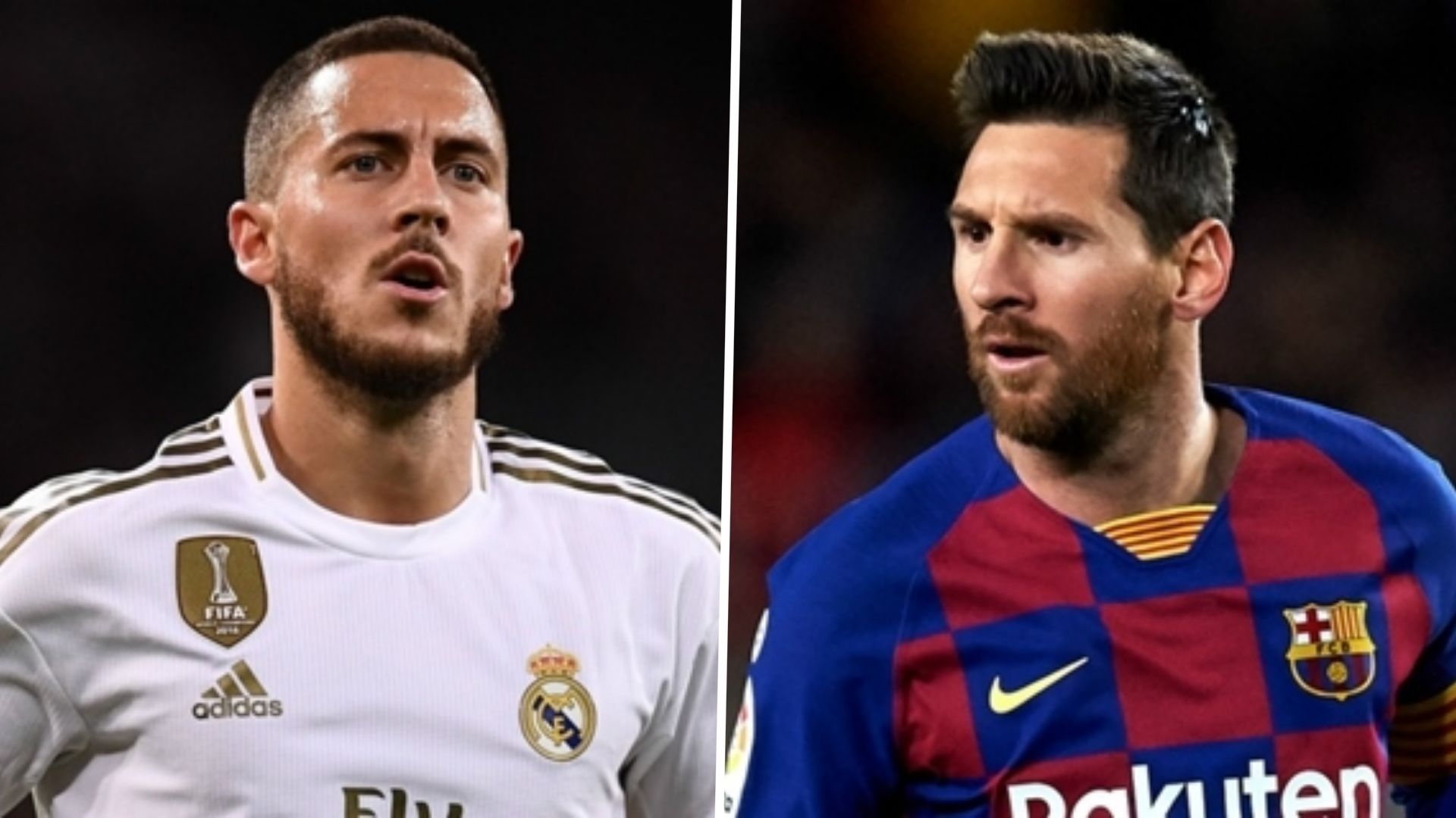 Eden Hazard Lionel Messi