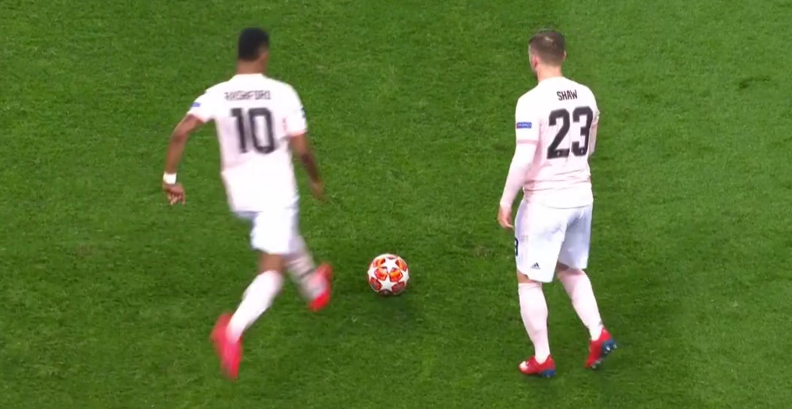 Marcus Rashford Luka Shaw