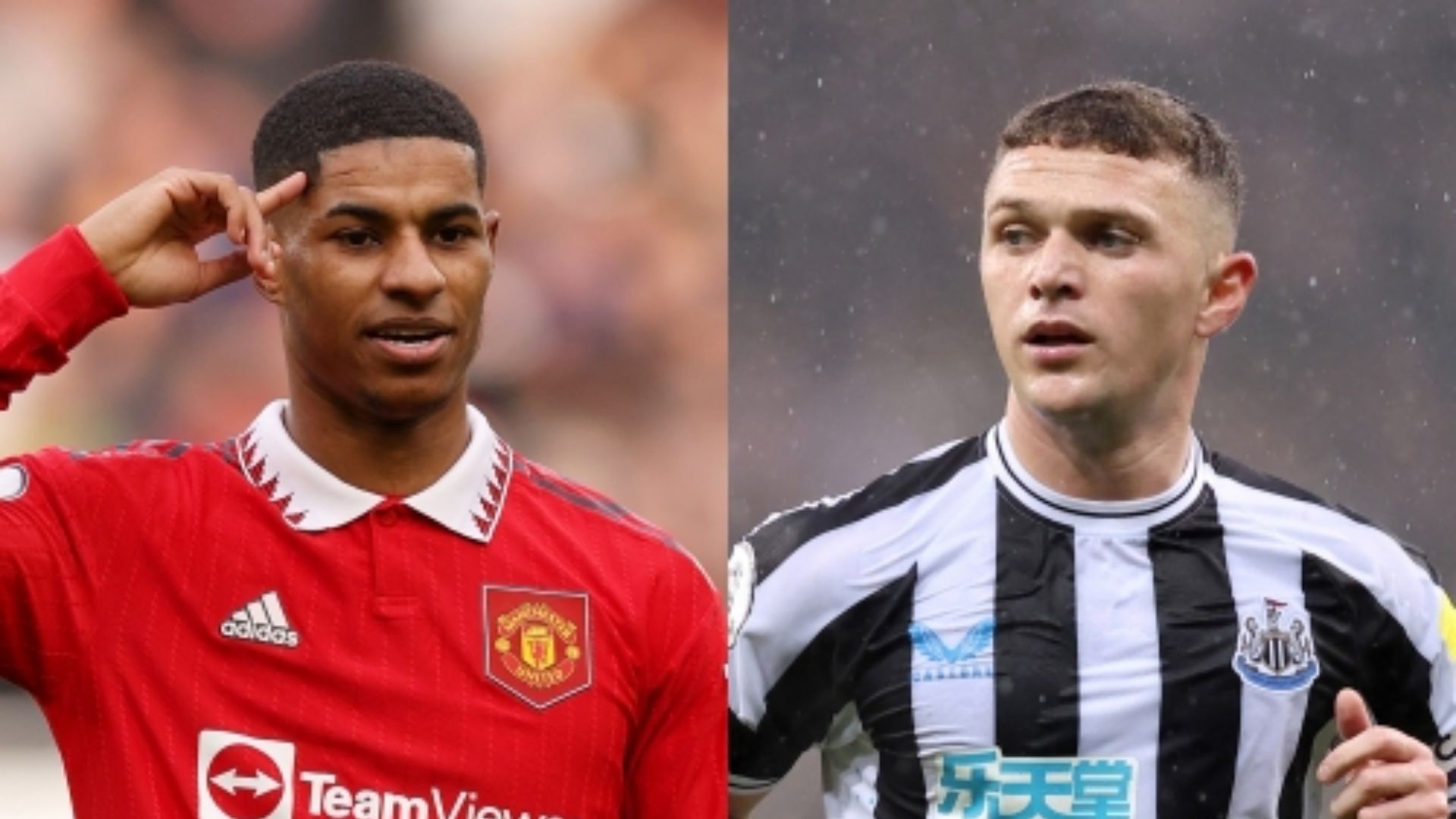 Marcus Rashford Man United Kieran Trippier Newcastle