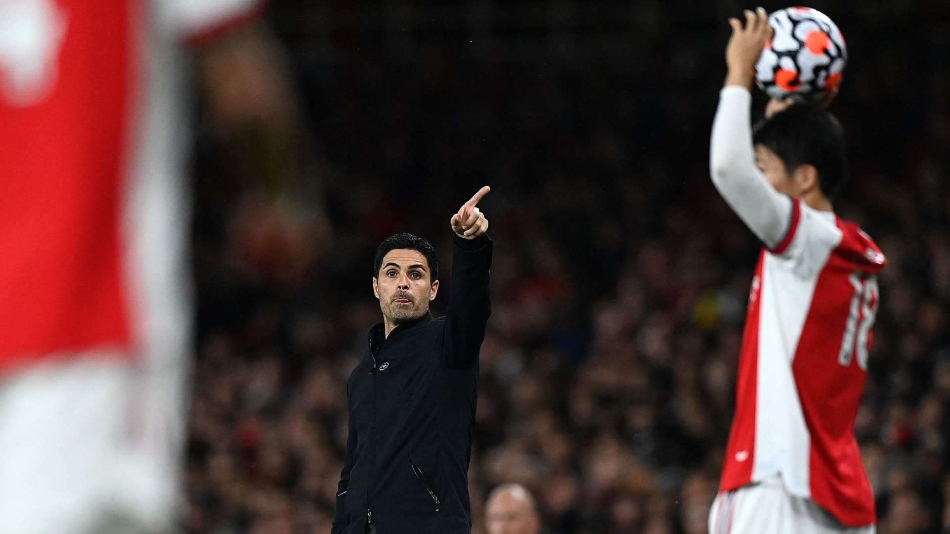 20211019 Mikel Arteta Takehiro Tomiyasu