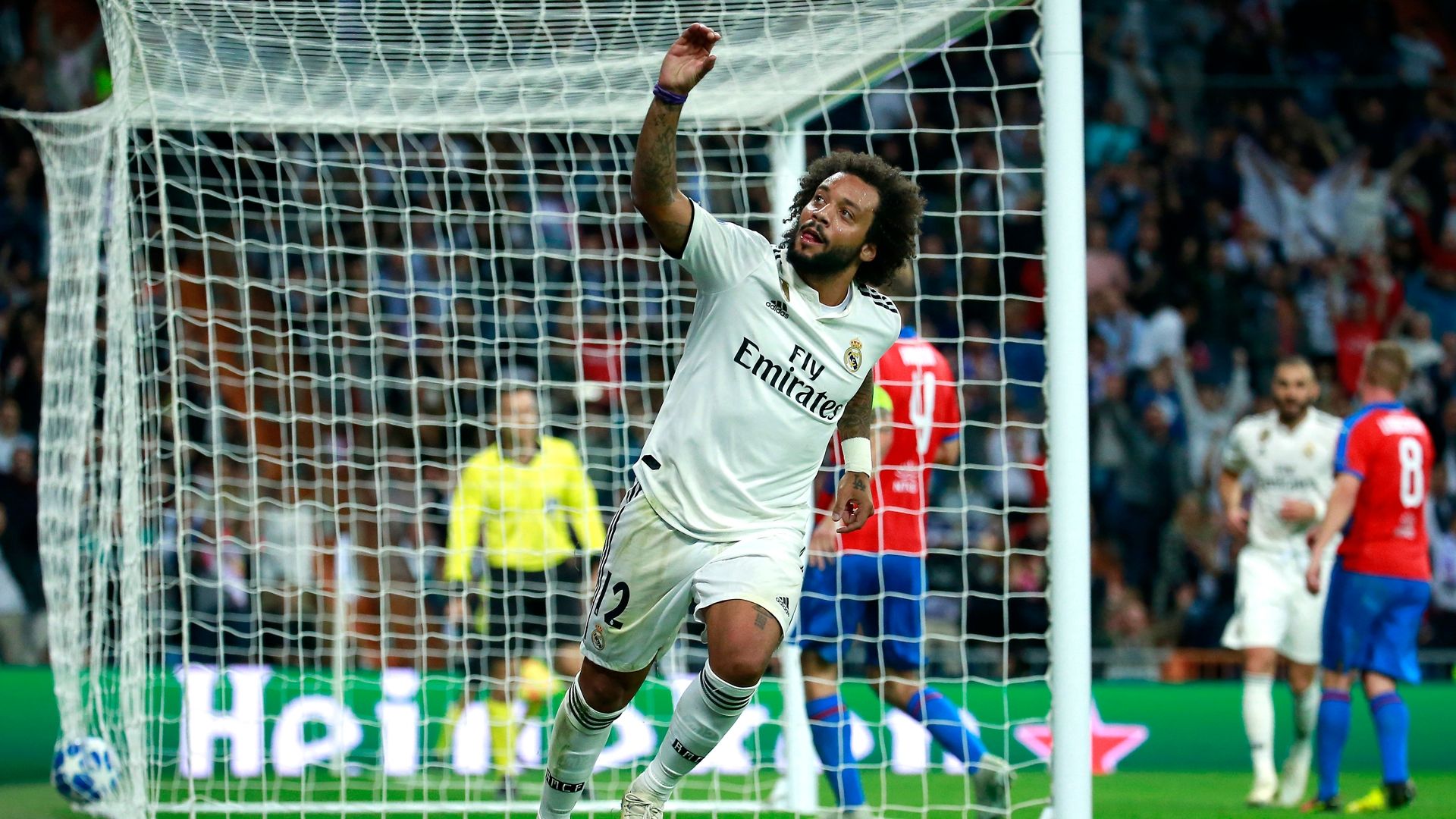 Marcelo Real Madrid Viktoria Plzen UCL 23102018