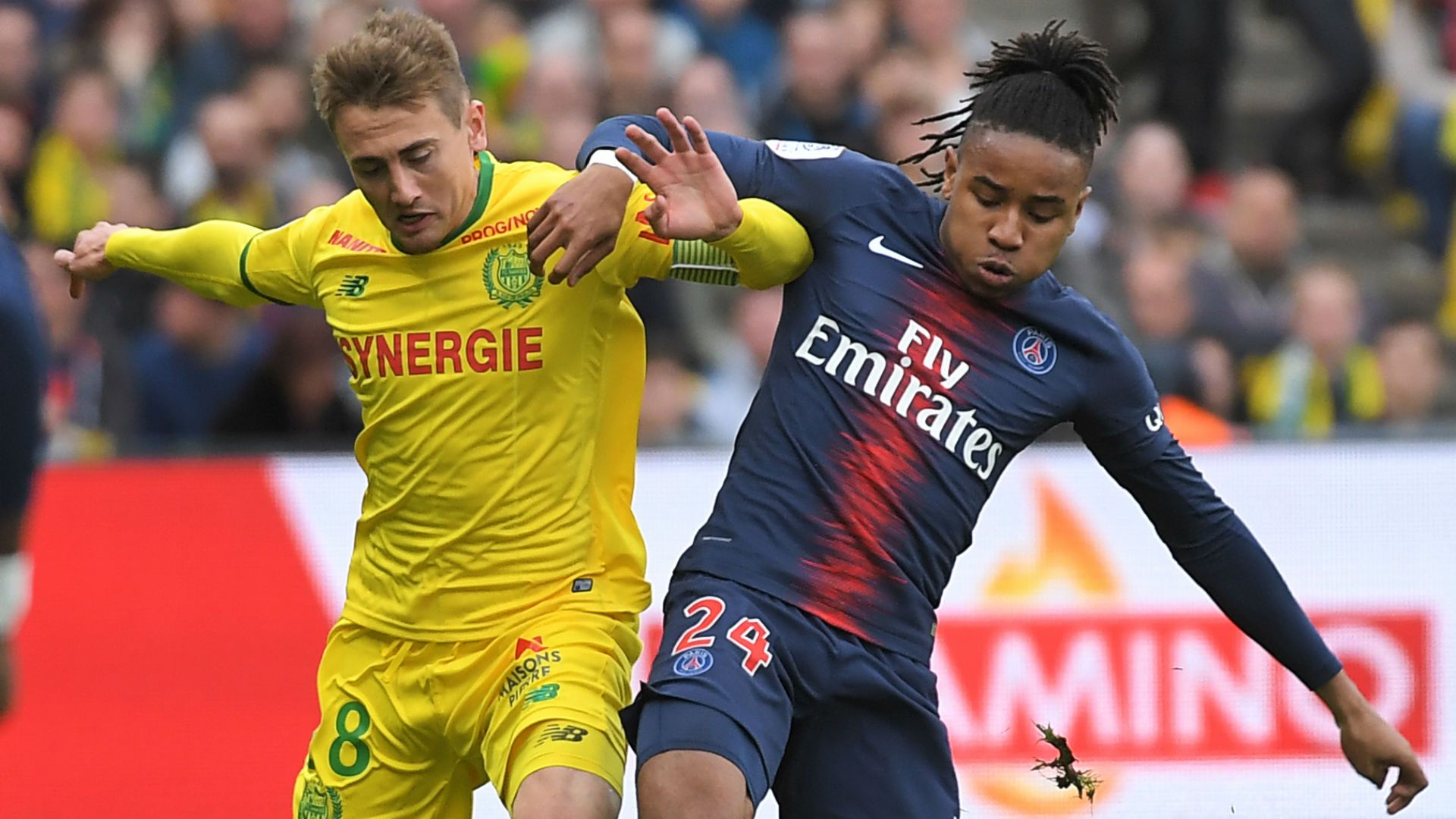 Christopher Nkunku Valentin Rongier Nantes PSG Ligue 1 17042019