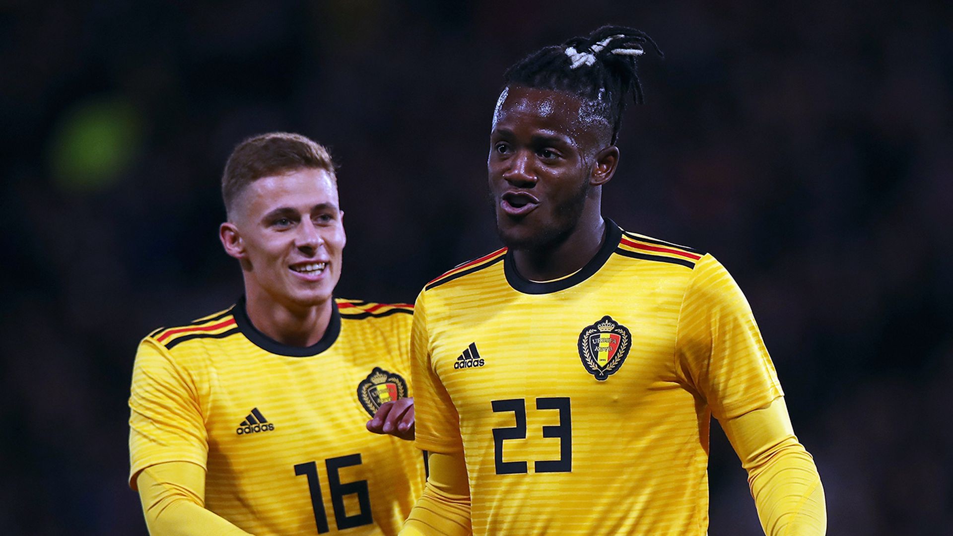 Thorgan Hazard Michy Batshuayi Belgium