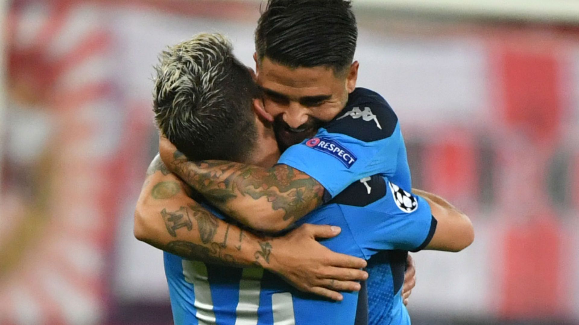 Mertens Insigne Salzburg Napoli Champions League