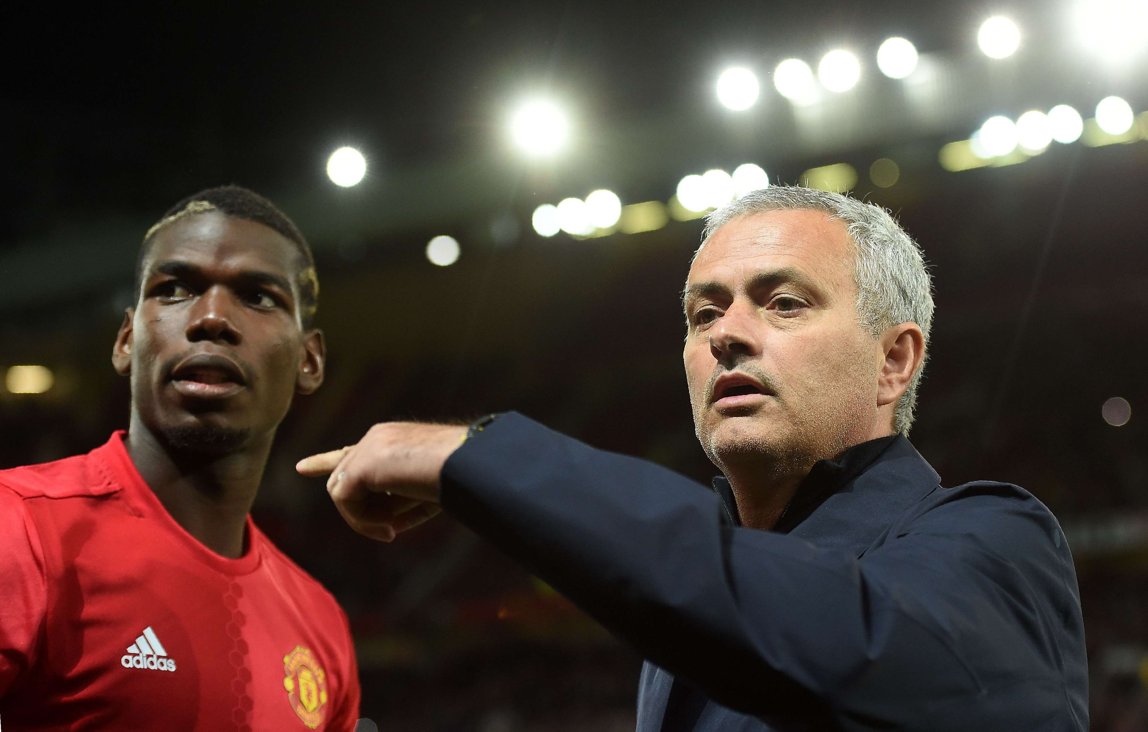 Paul Pogba & Jose Mourinho