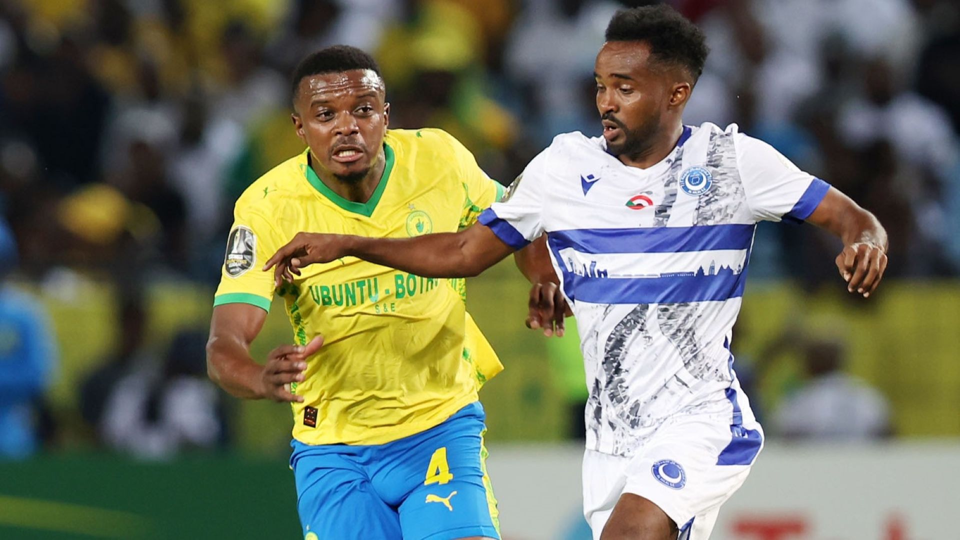 Teboho Mokoena and Abdelrazig Taha, Mamelodi Sundowns vs Al Hilal