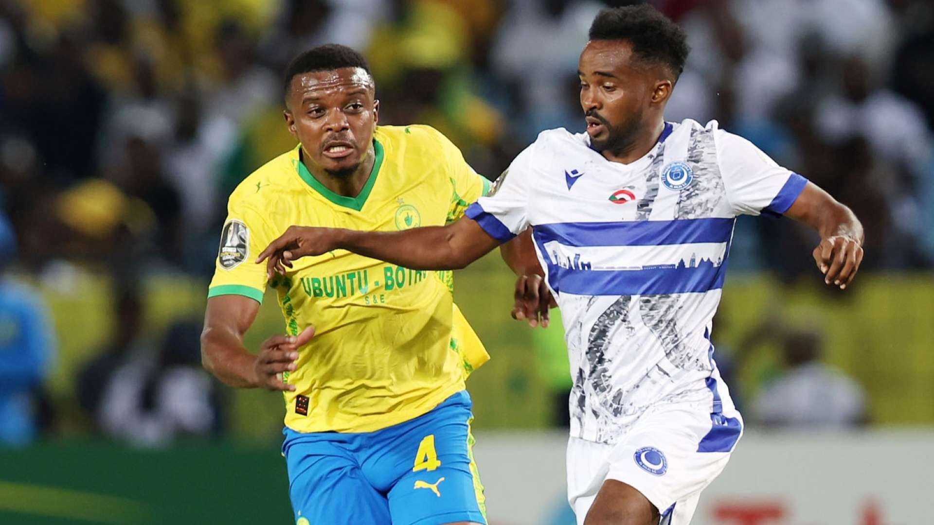 Teboho Mokoena and Abdelrazig Taha, Mamelodi Sundowns vs Al Hilal