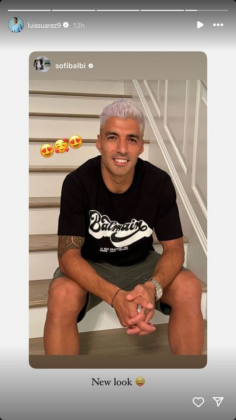 Luis Suarez Sofia Balbi Inter Miami