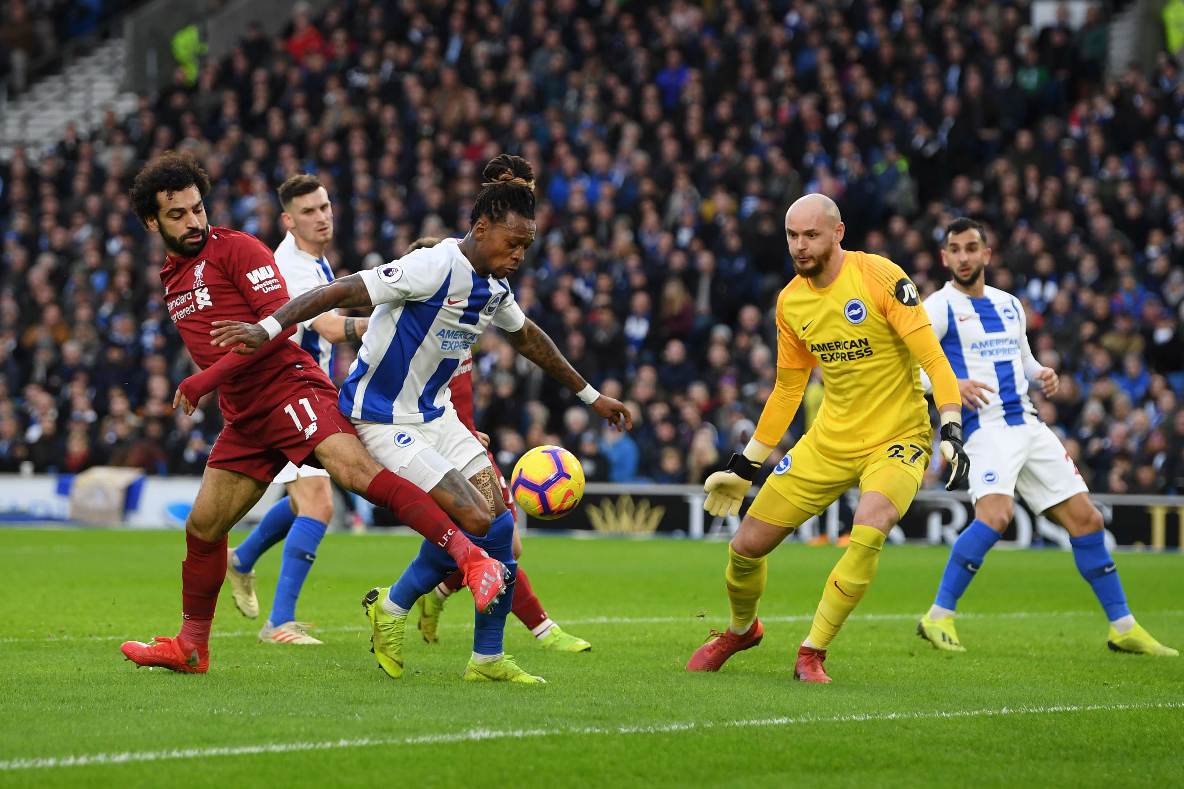 MOHAMED SALAH Brighton Liverpool Premier League