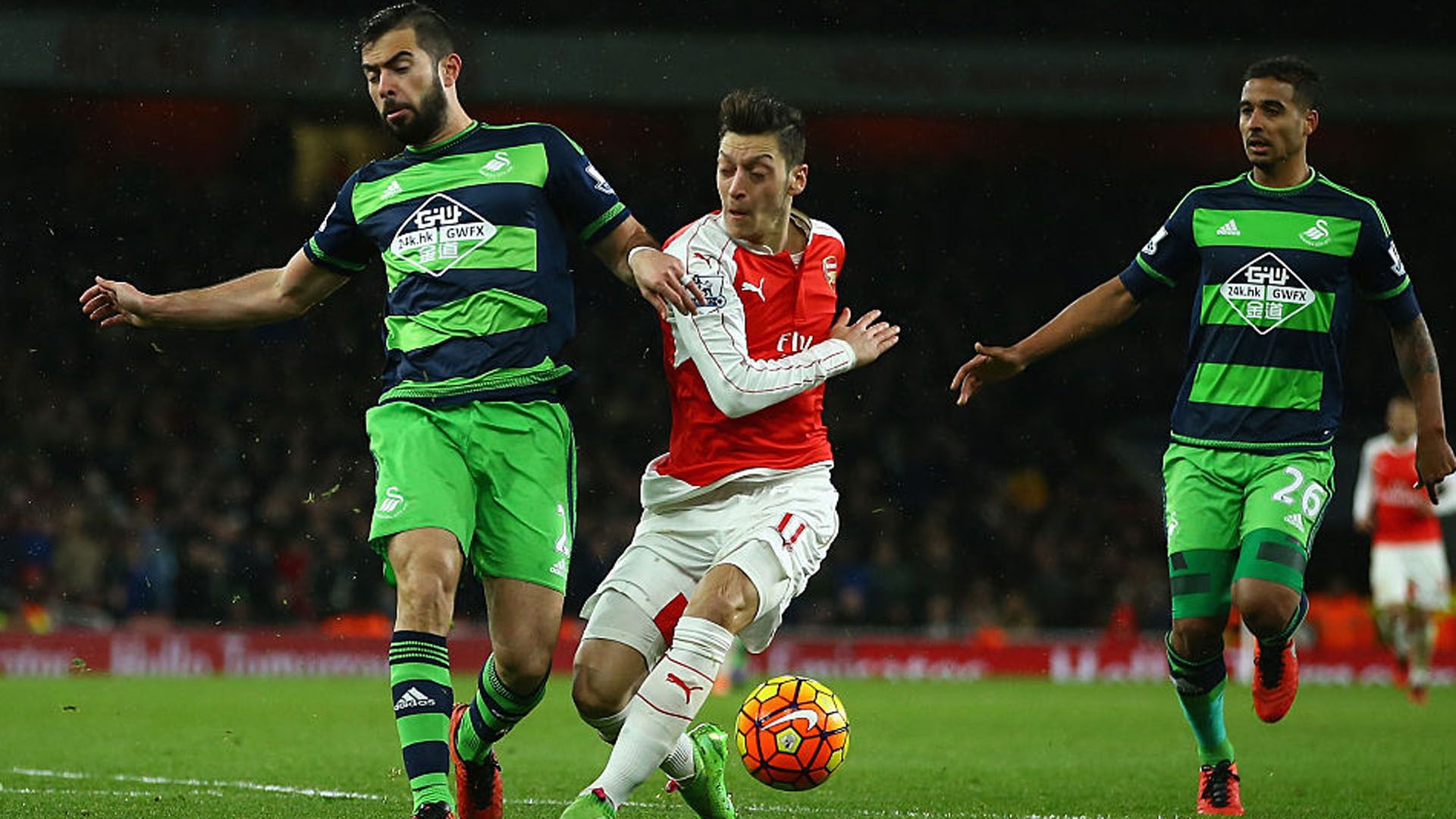 Jordi Amat & Mesut Ozil | Arsenal vs Swansea