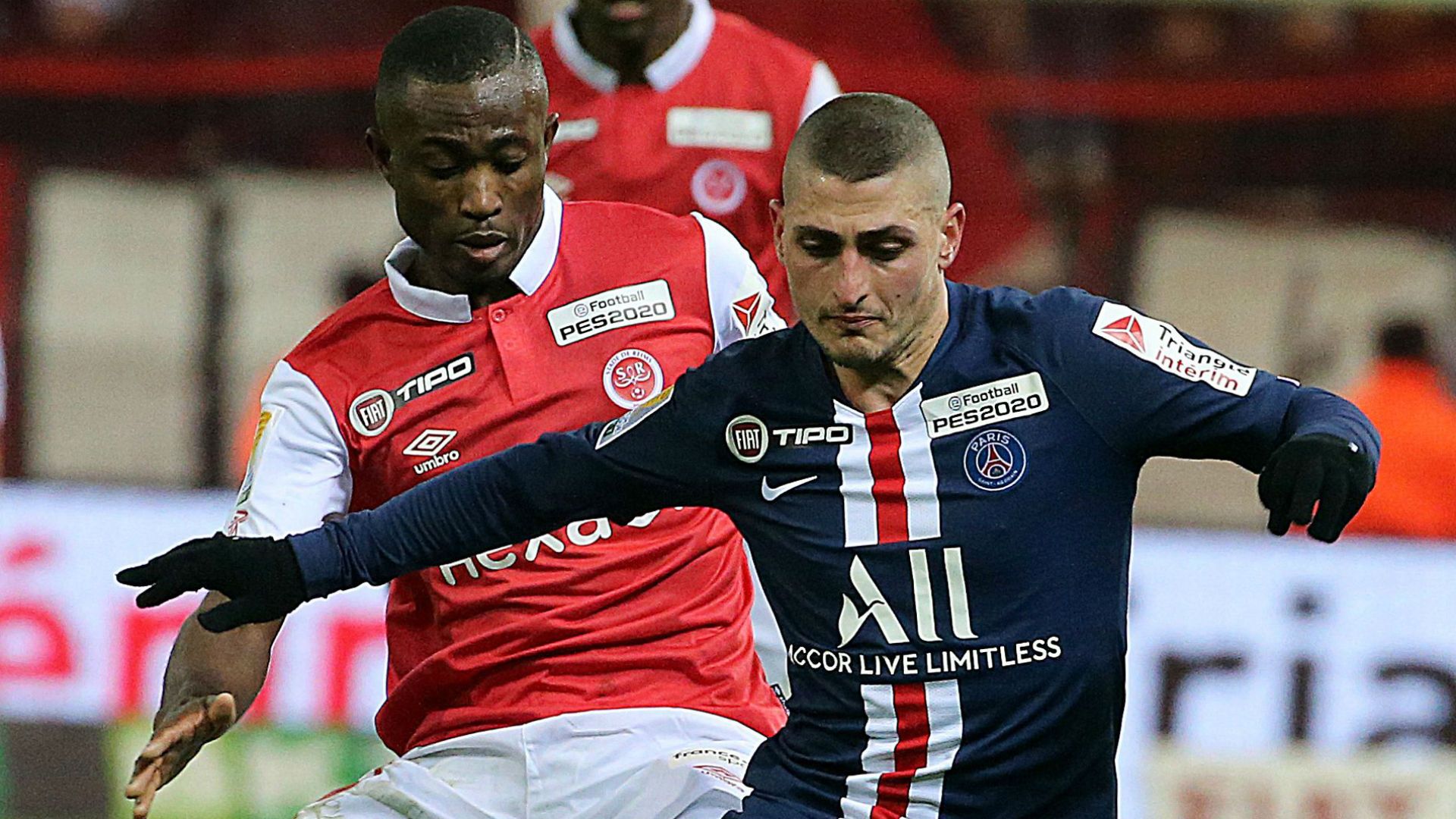 Marco Verratti Reims PSG Coupe de la Ligue 22012020