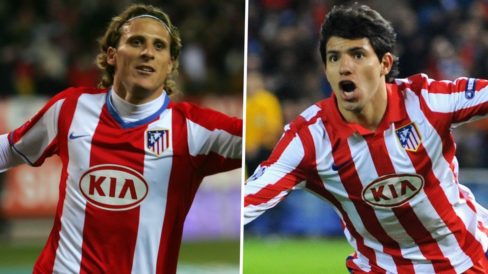Diego Forlan Sergio Aguero Atletico Madrid