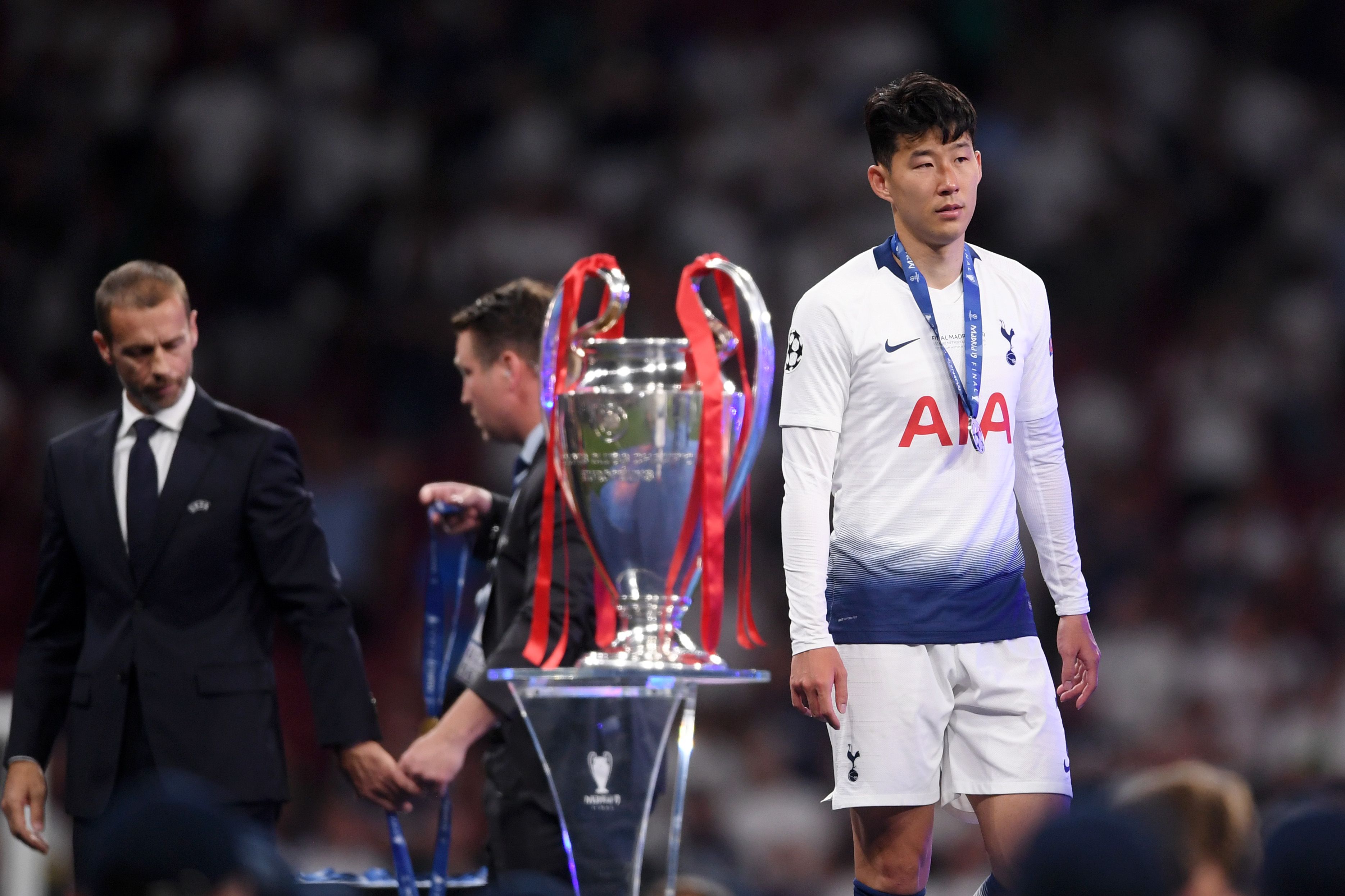 Son Heung Min Tottenham Liverpool Champions League